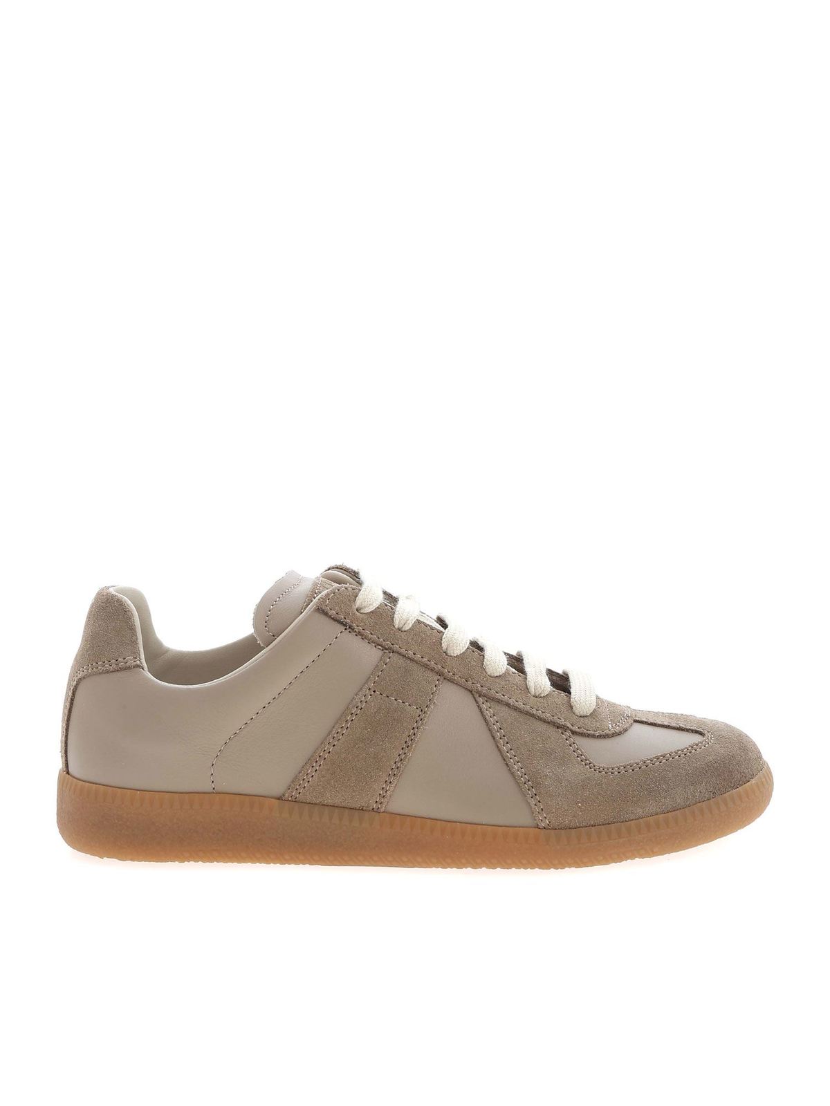 Maison Margiela Replica sneakers in hazelnut color|S58WS0109P1895T2076