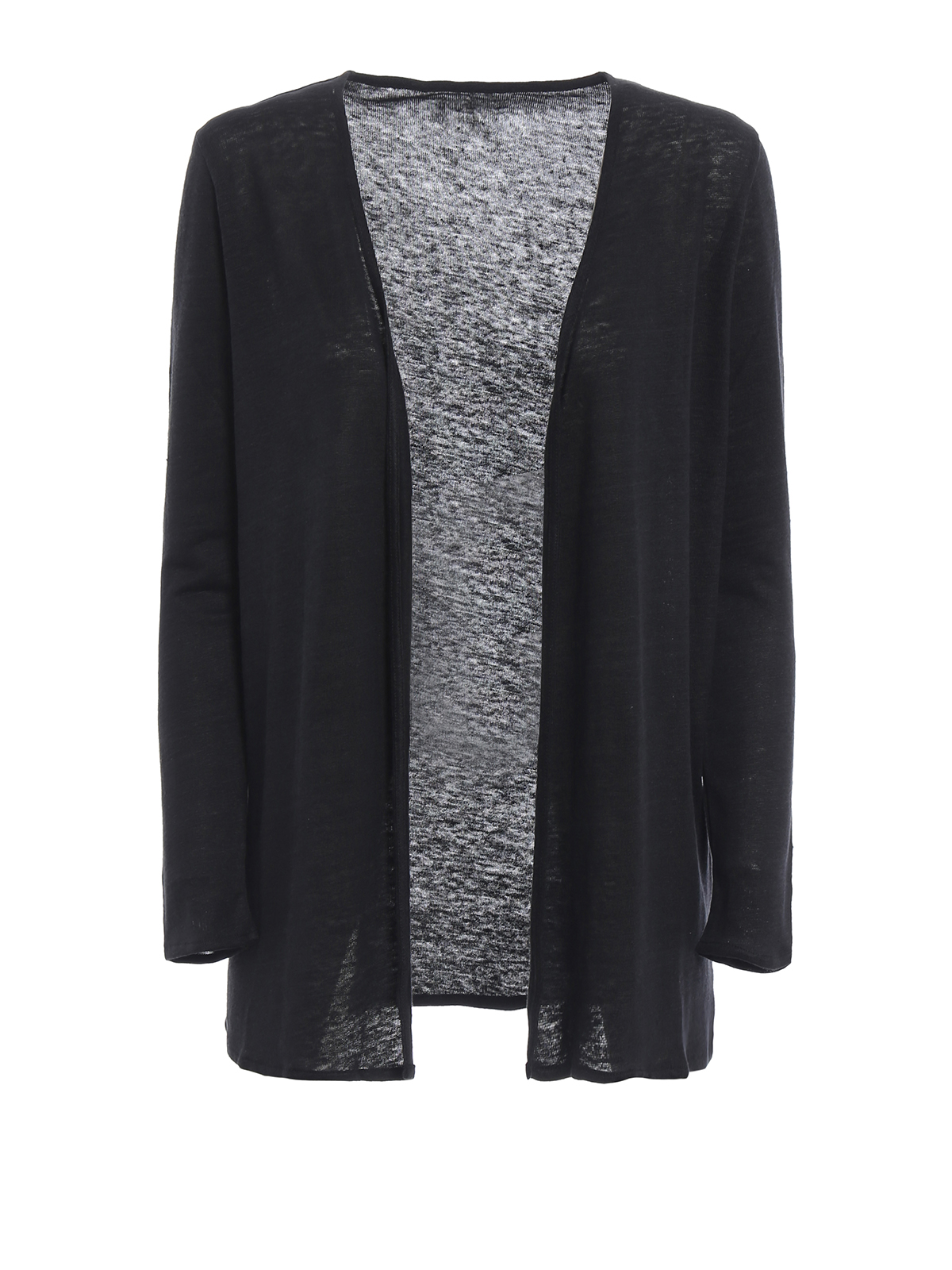 Majestic Filatures Open front linen jersey cardigan|E172605002