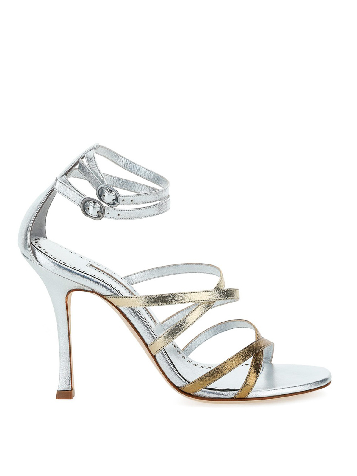 Manolo Blahnik Triplexa sandals - Silver - Women | 32014072215