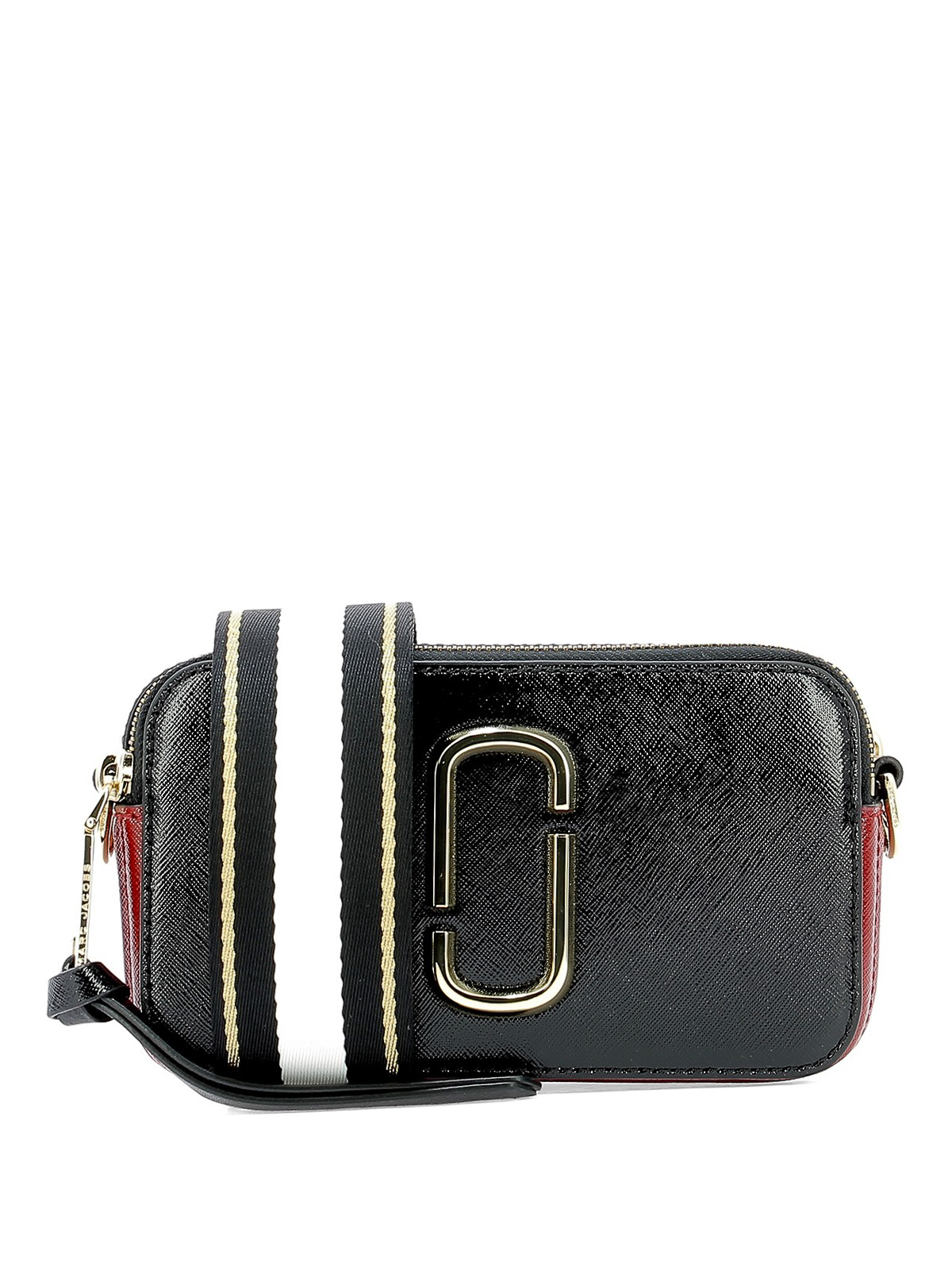 Marc Jacobs Tri Color Leather Snapshot Camera Crossbody Bag Marc