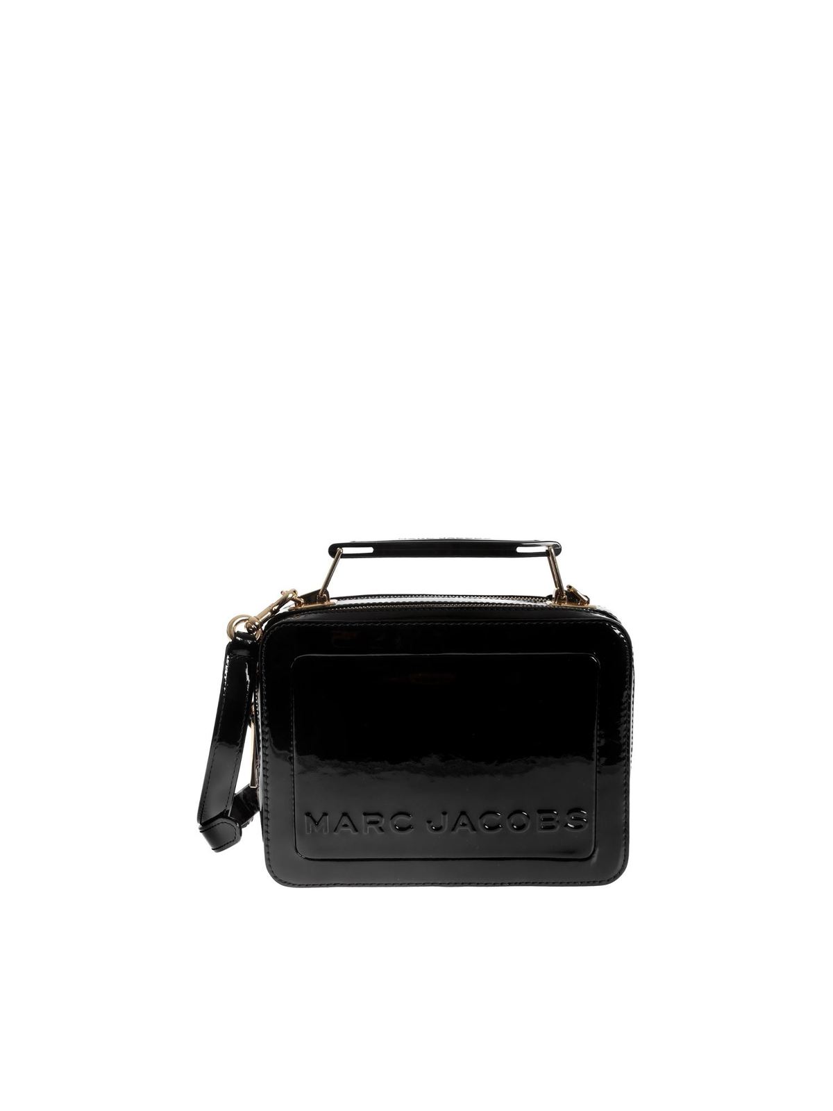 Marc jacobs box hot sale bag black and white