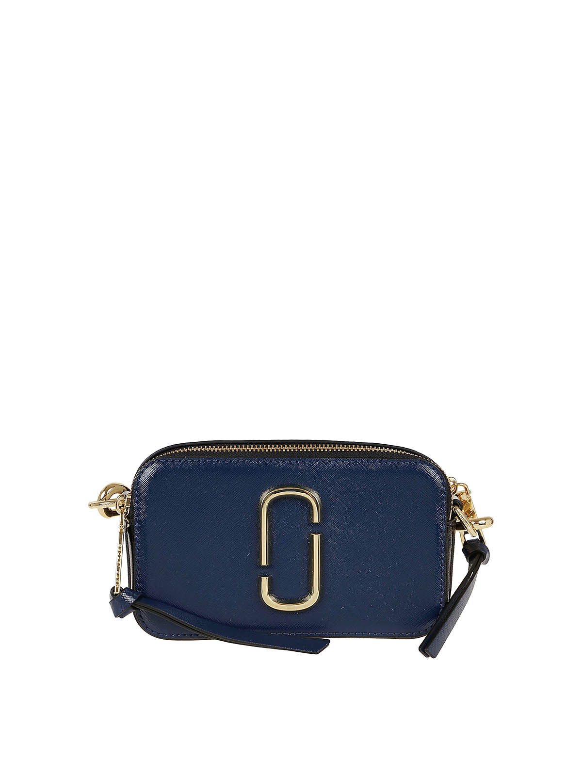 Marc Jacobs The Snapshot Leather Small Camera Bag In Blue