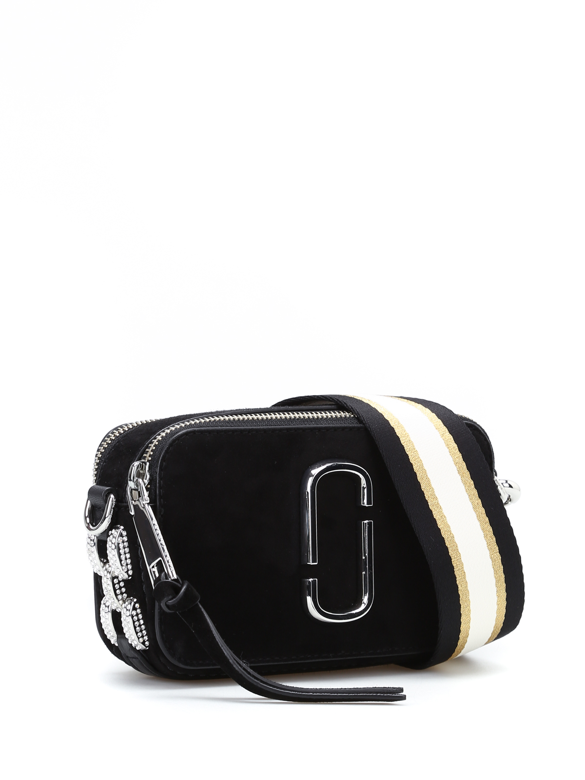 Cross body bags Marc Jacobs - Snapshot S embellished black bag