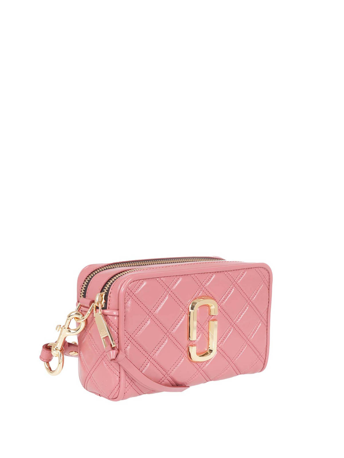 Marc Jacobs The Quilted Softshot 21 Crossbody Bag in Metallic