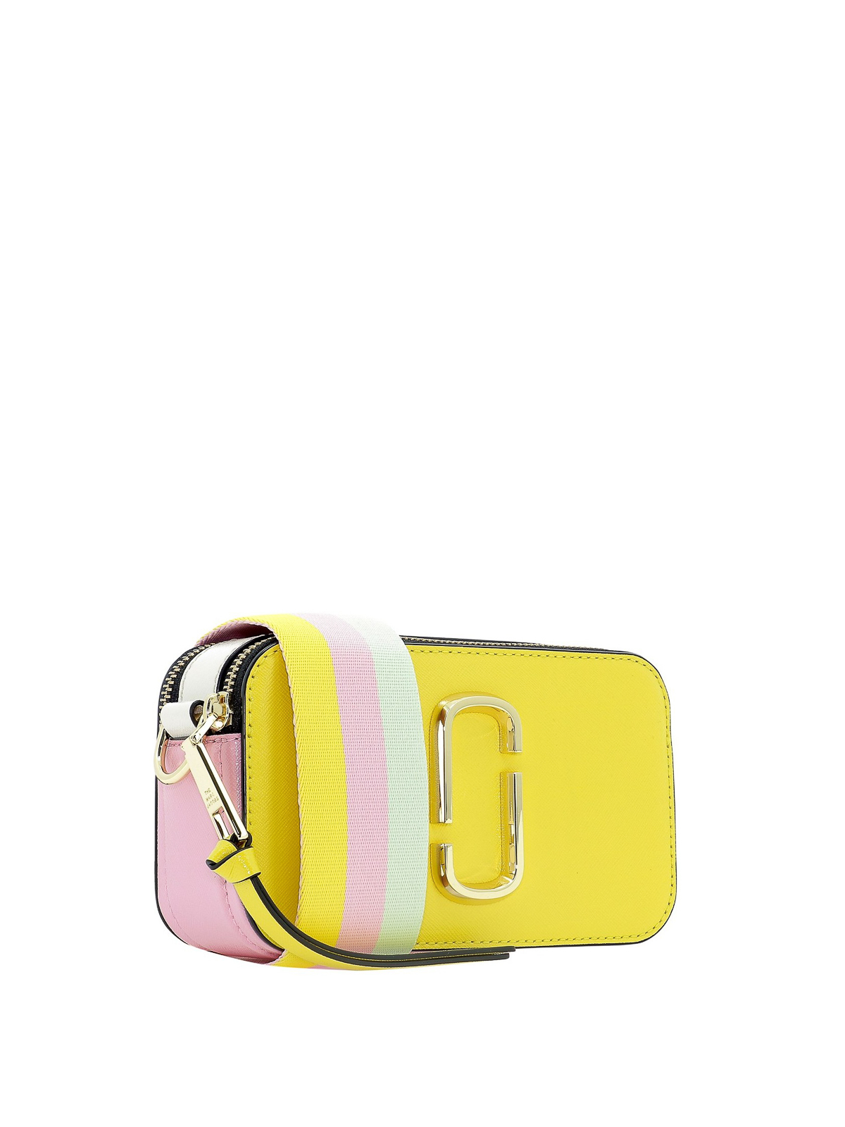 Marc Jacobs Women's Snapshot Bi Colour Crossbody Bag - Yellow