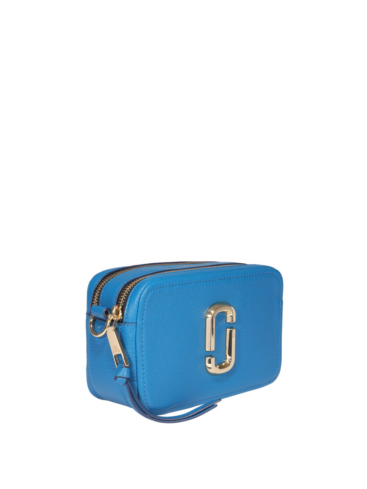 Marc Jacobs Blue Leather The Softshot 27 Crossbody Bag Marc Jacobs