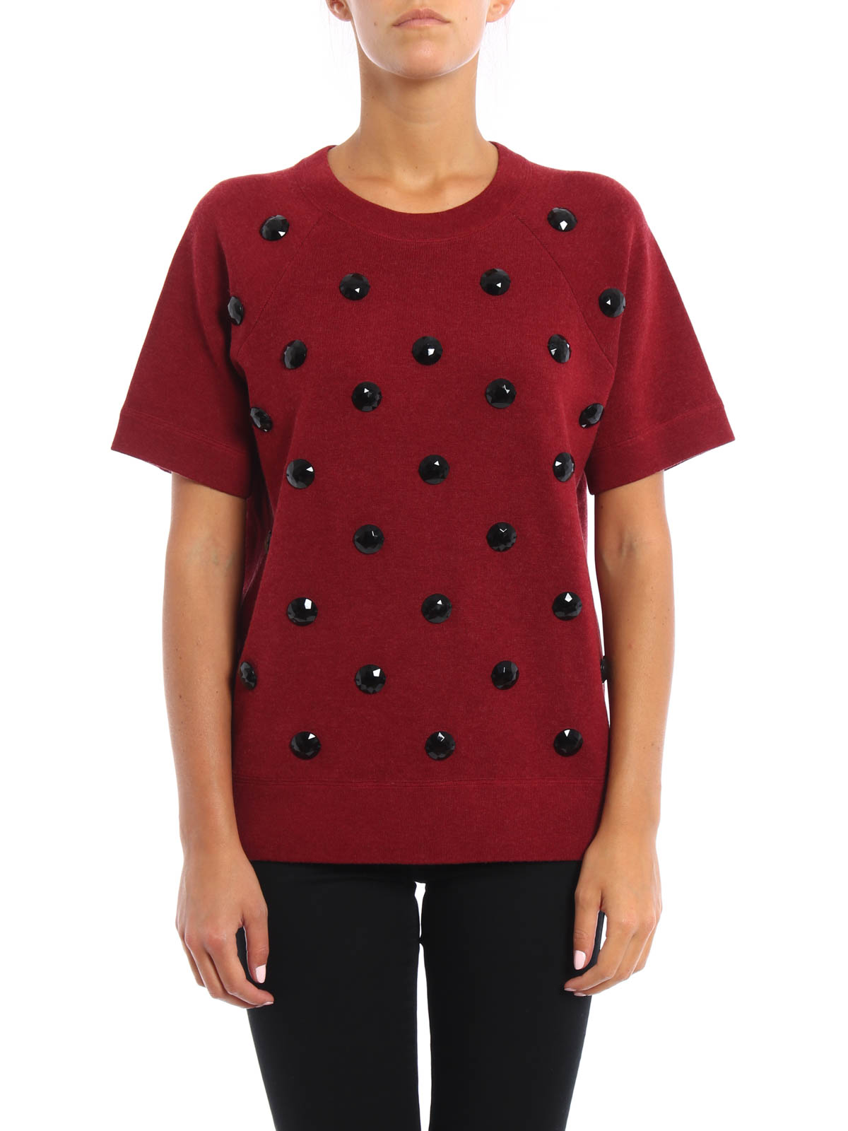 Marc jacobs embellished sweatshirt hot sale