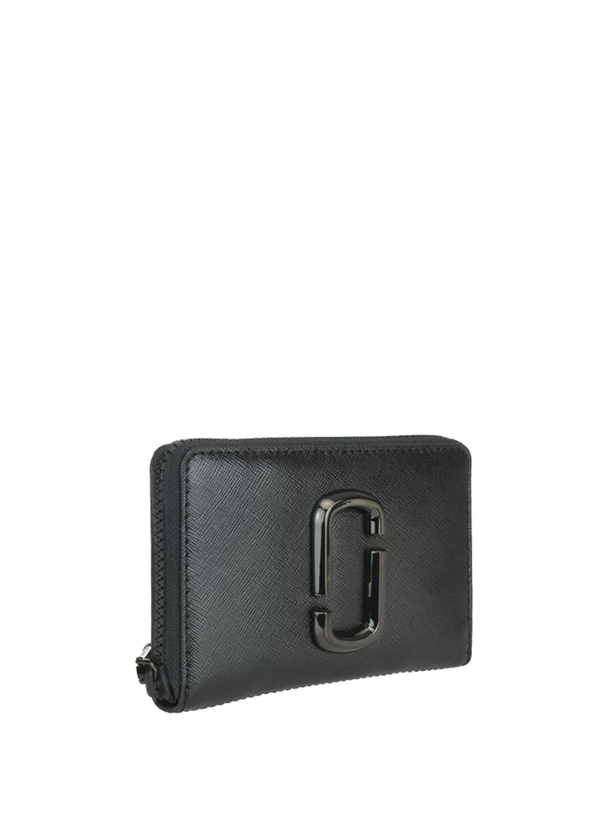 Marc Jacobs Women's Snapshot Dtm Compact Wallet In Black