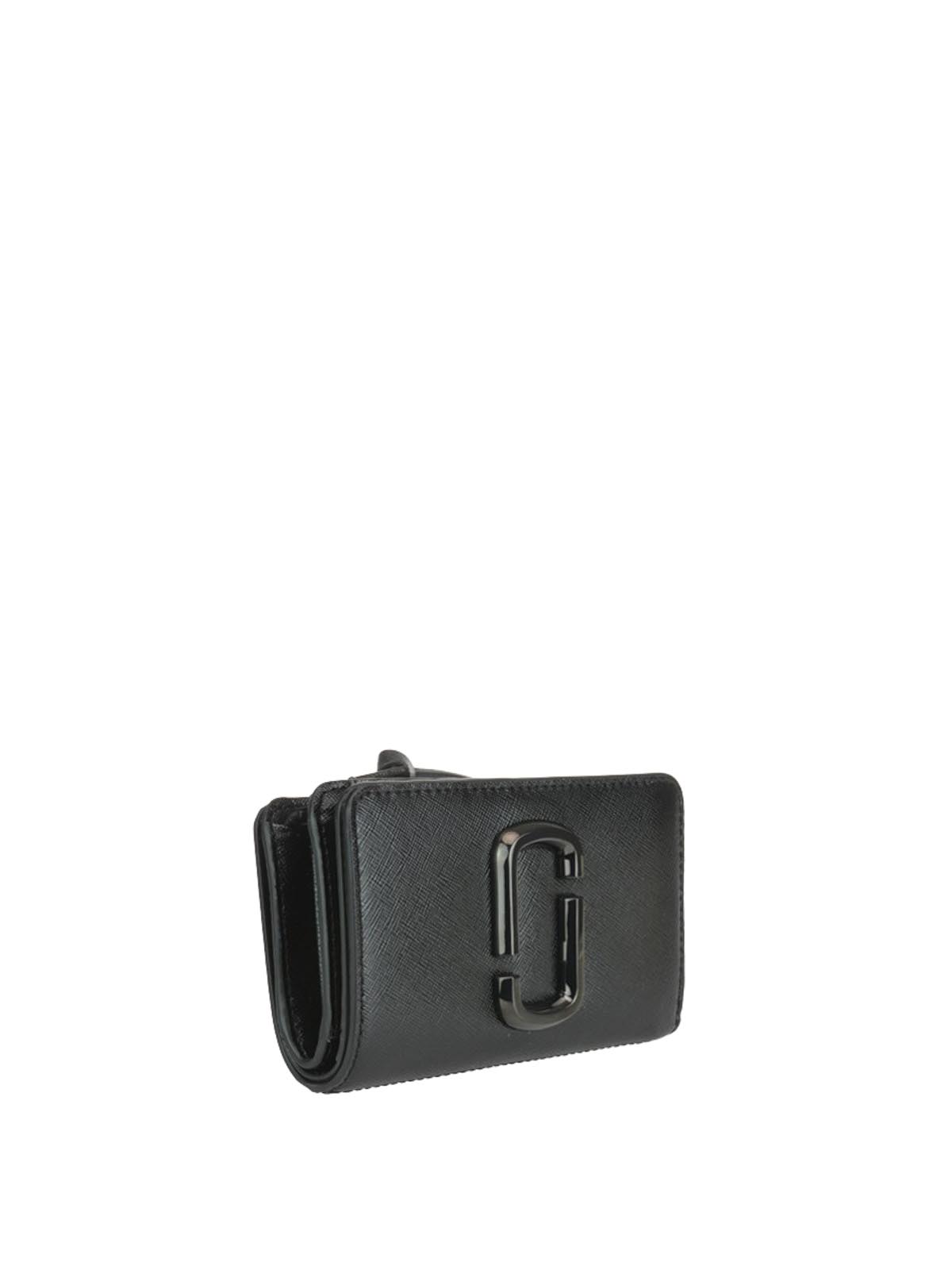 Marc Jacobs The Snapshot Dtm Leather Card Holder, Black