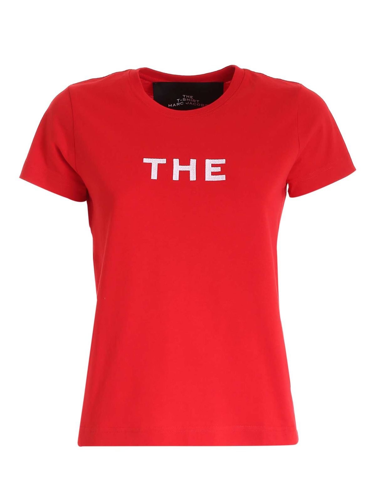 Marc Jacobs Embroidery T-shirt In Red
