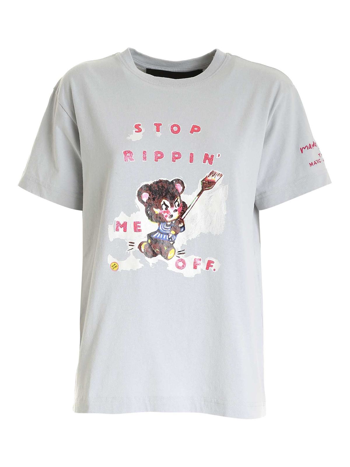 Marc Jacobs Magda Archer T-shirt In Grey