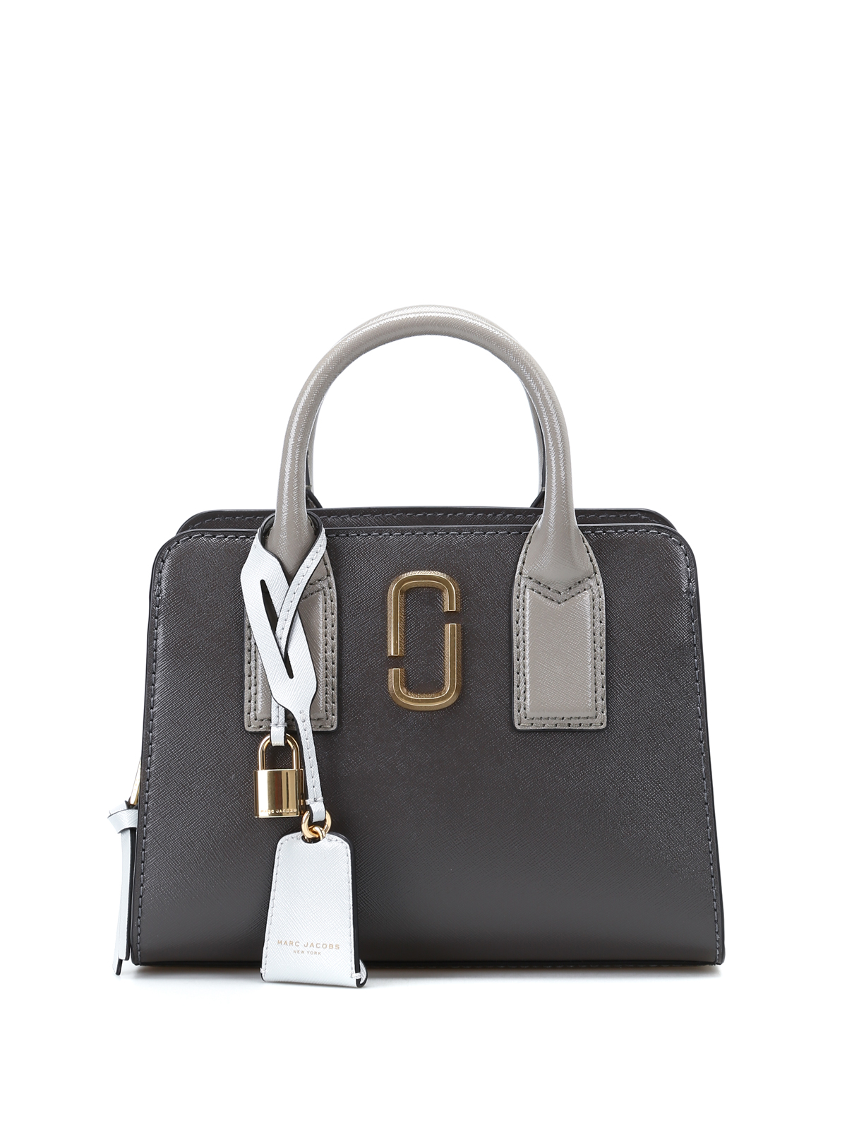 Totes bags Marc Jacobs - Little Big Shot grey leather tote - M0013267087