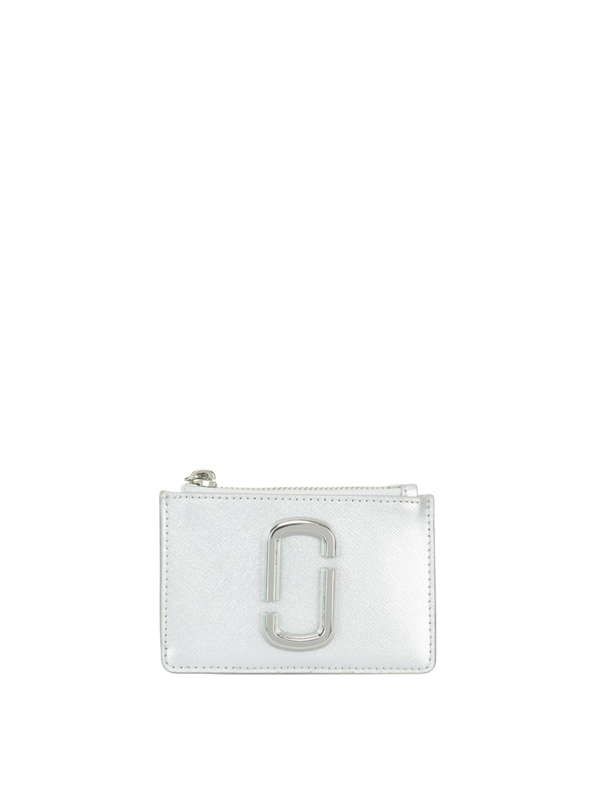 The Marc Jacobs The Snapshot DTM Metallic Silver in Saffiano