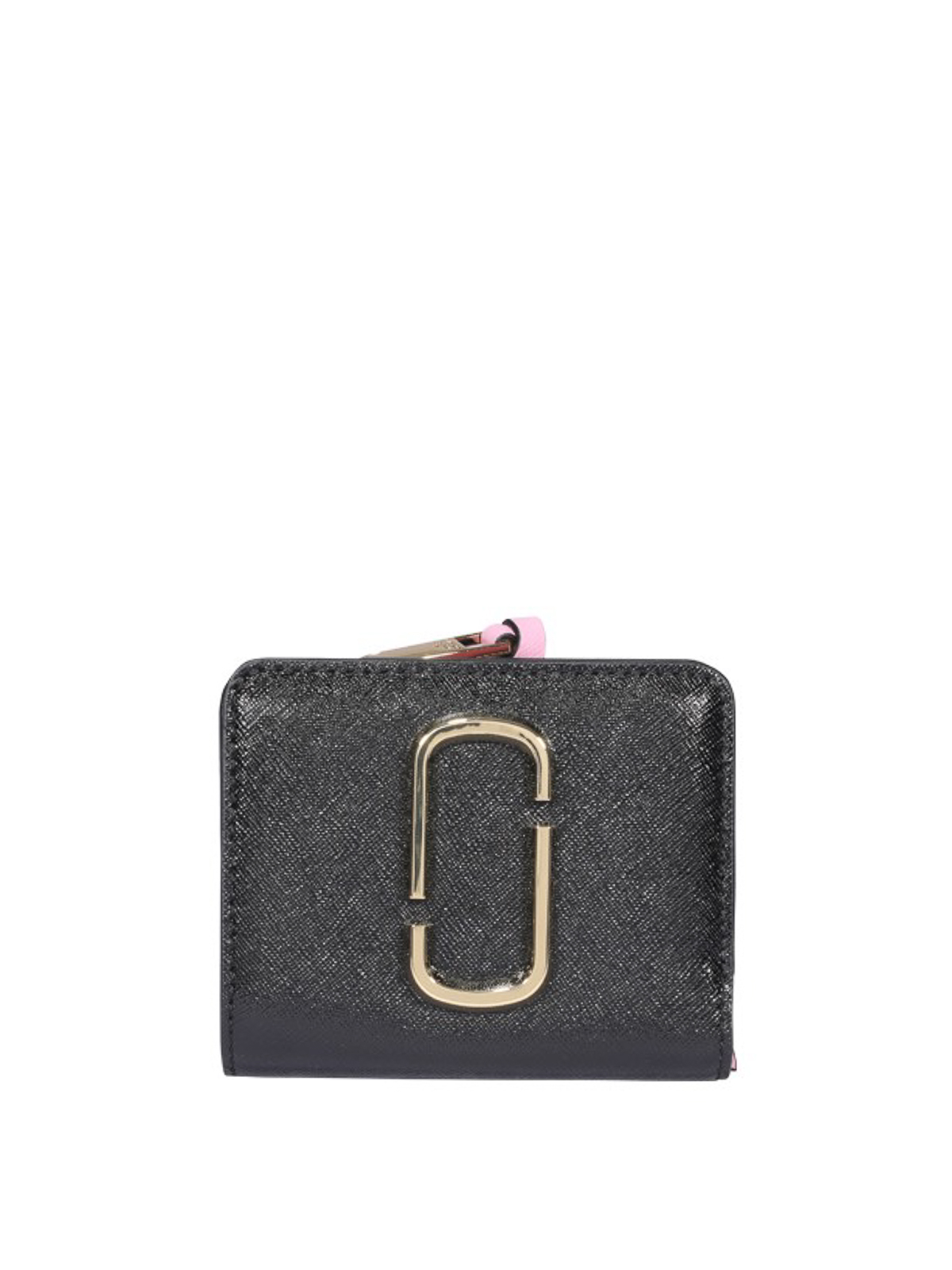 Marc Jacobs Black Mini Snapshot Compact Wallet