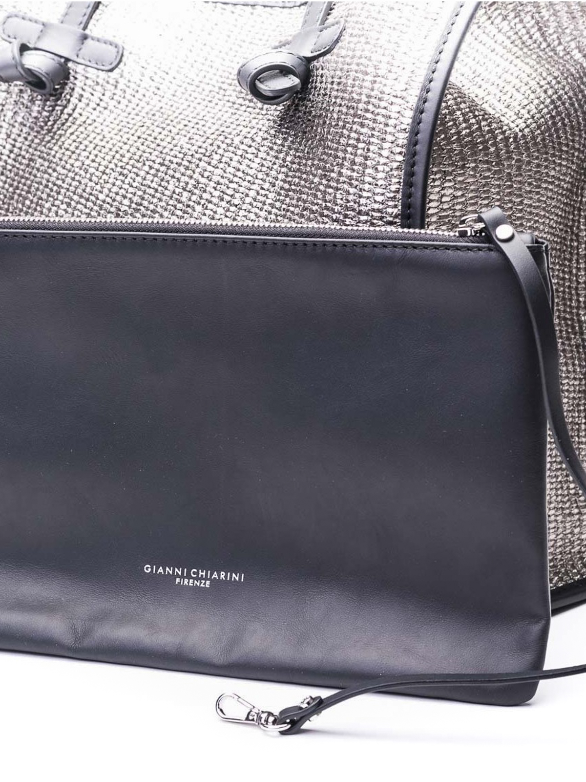 Gianni Chiarini トートバッグ - Marcella M|BS685020PEPGLLMSE6269STEEL