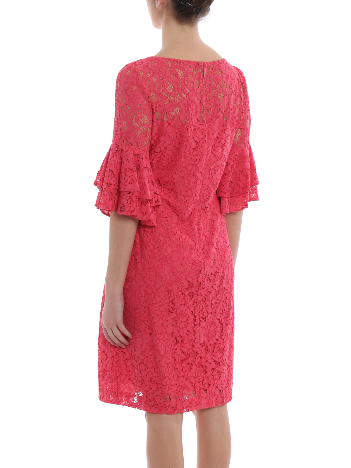 Ralph lauren pink lace dress best sale