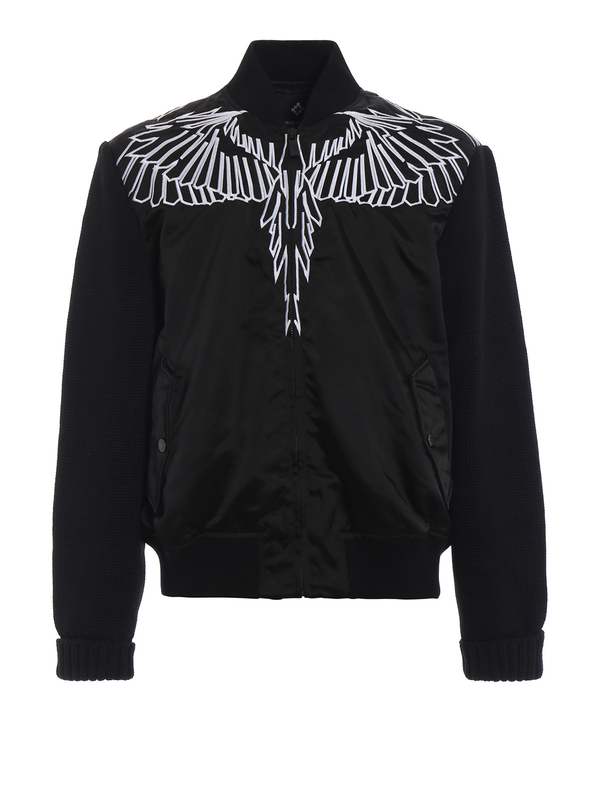 Marcelo Burlon County Of Milan Wings bomber jacket with knitted