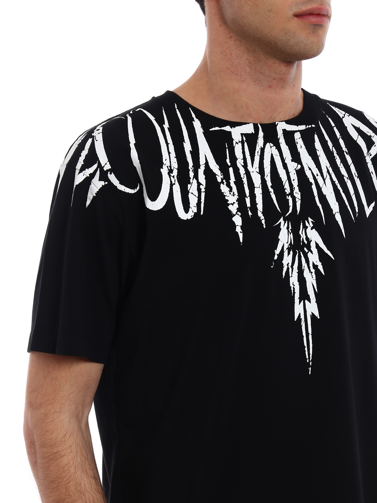 Marcelo Burlon County Of Milan County wing print cotton T-shirt 