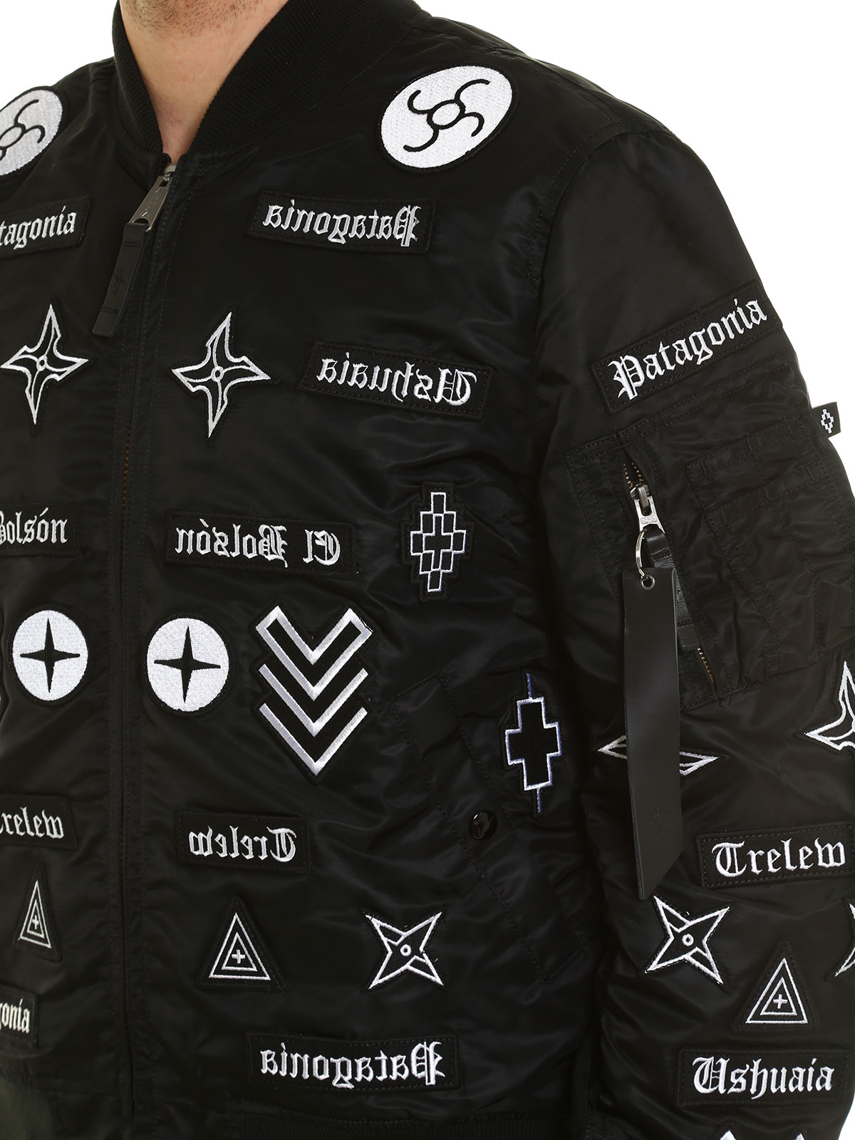 Marcelo Burlon County Of Milan Roldan Alpha MA-1 bomber