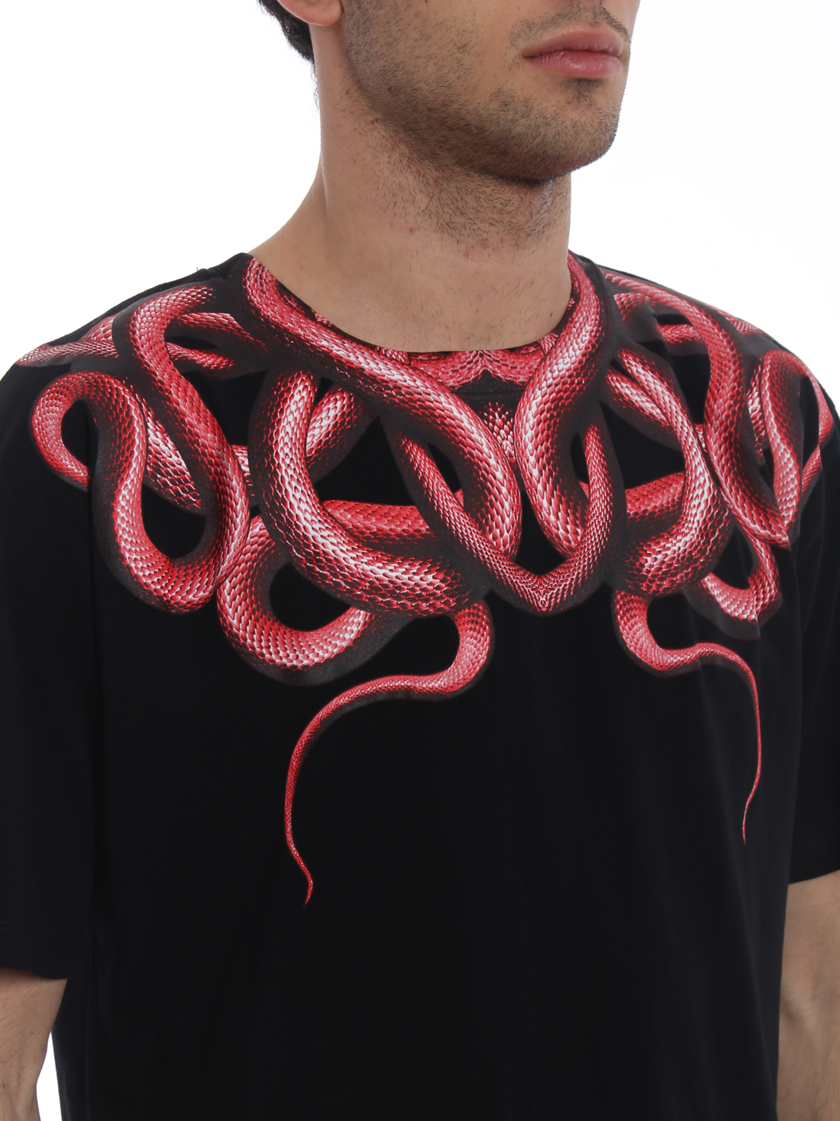 T-shirts Marcelo Burlon - Snake T-shirt CMAA018S180010091020