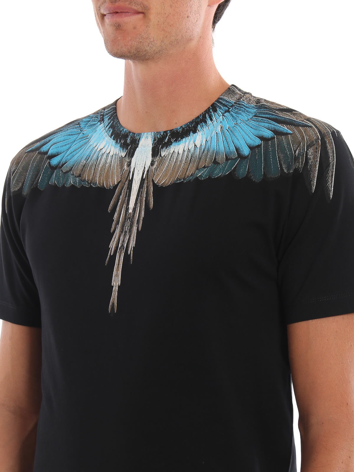 Marcelo Burlon Turquoise Wings T-shirt -
