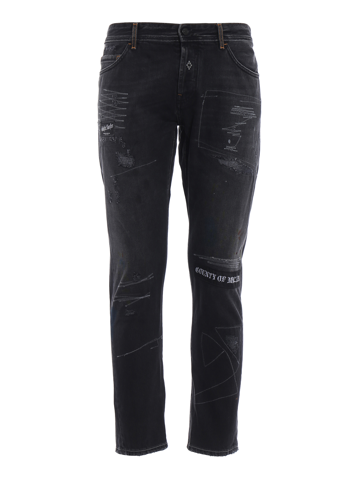Marcelo Burlon County Of Milan Jean Droit - Gothic Surfer Antifit