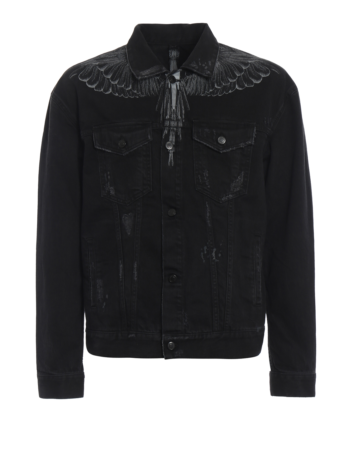 Denim jacket Marcelo Burlon - Black cotton - CMYE002S187571676810