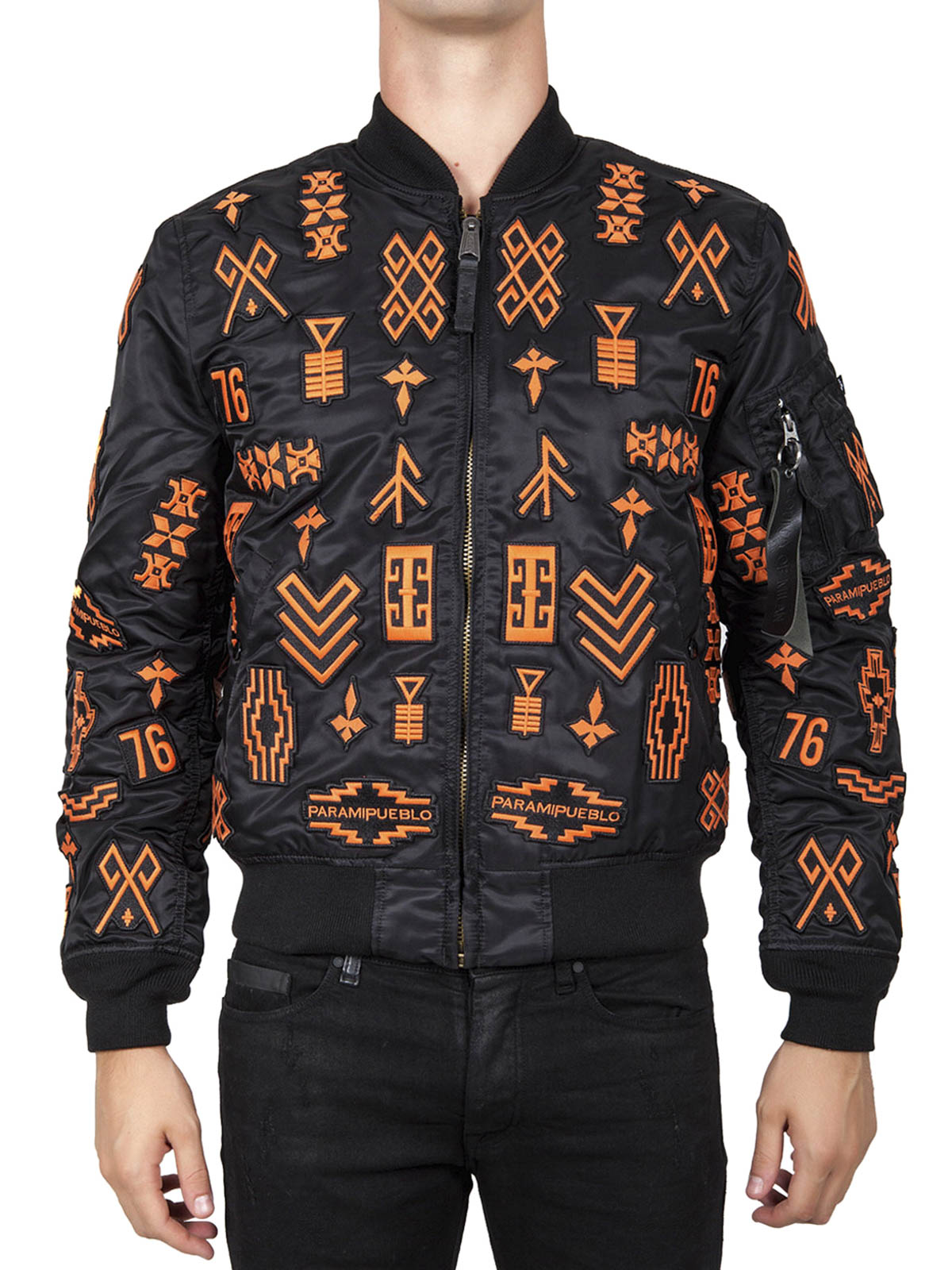 Bombers Marcelo Burlon - Roldan Alpha MA-1 bomber jacket