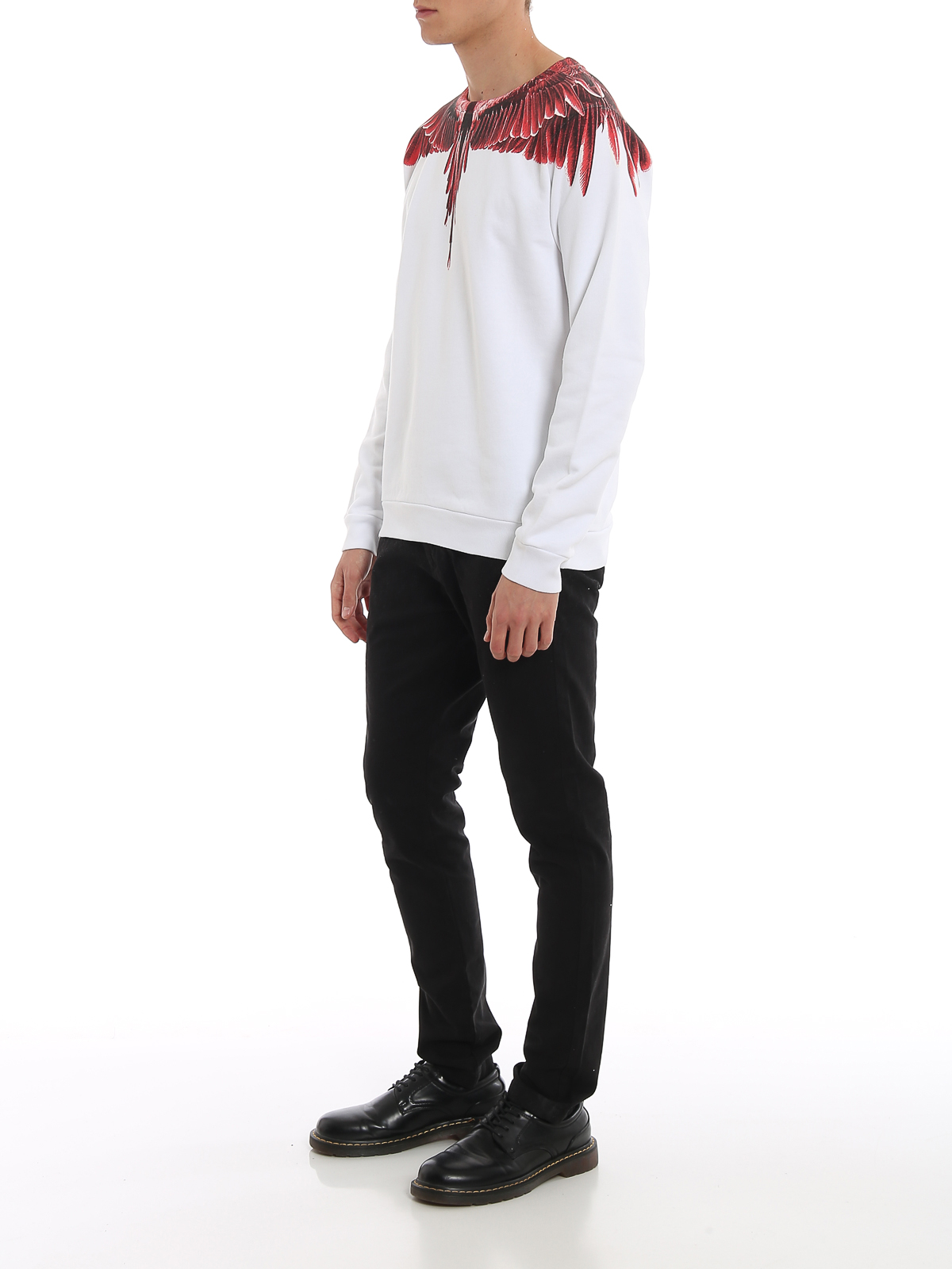 Sweatshirts & Sweaters Marcelo Burlon - Red Ghost white sweatshirt - CMBA009E196300030188
