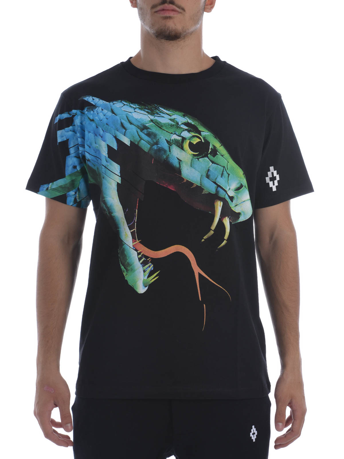 T-shirts Marcelo Burlon County Of Milan - Pantojo cotton T-shirt -  CMAA018F160011001088