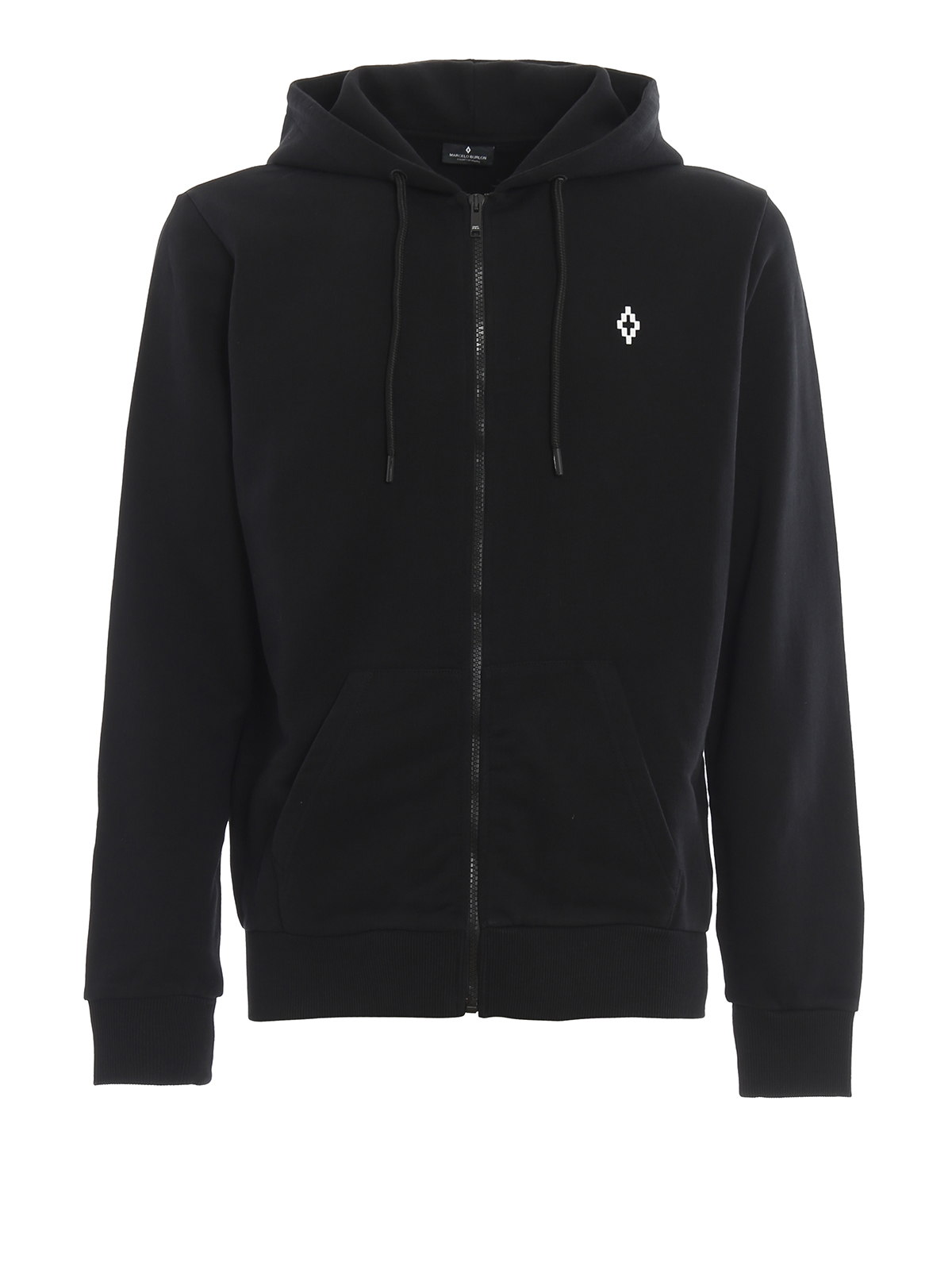 Marcelo Burlon County Of Milan Heart Wings black zipped