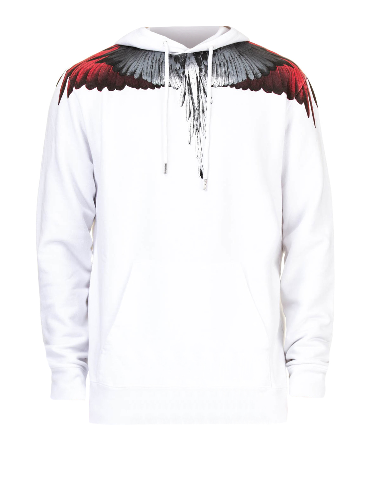 Marcelo Burlon County Of Milan Wings white cotton hoodie
