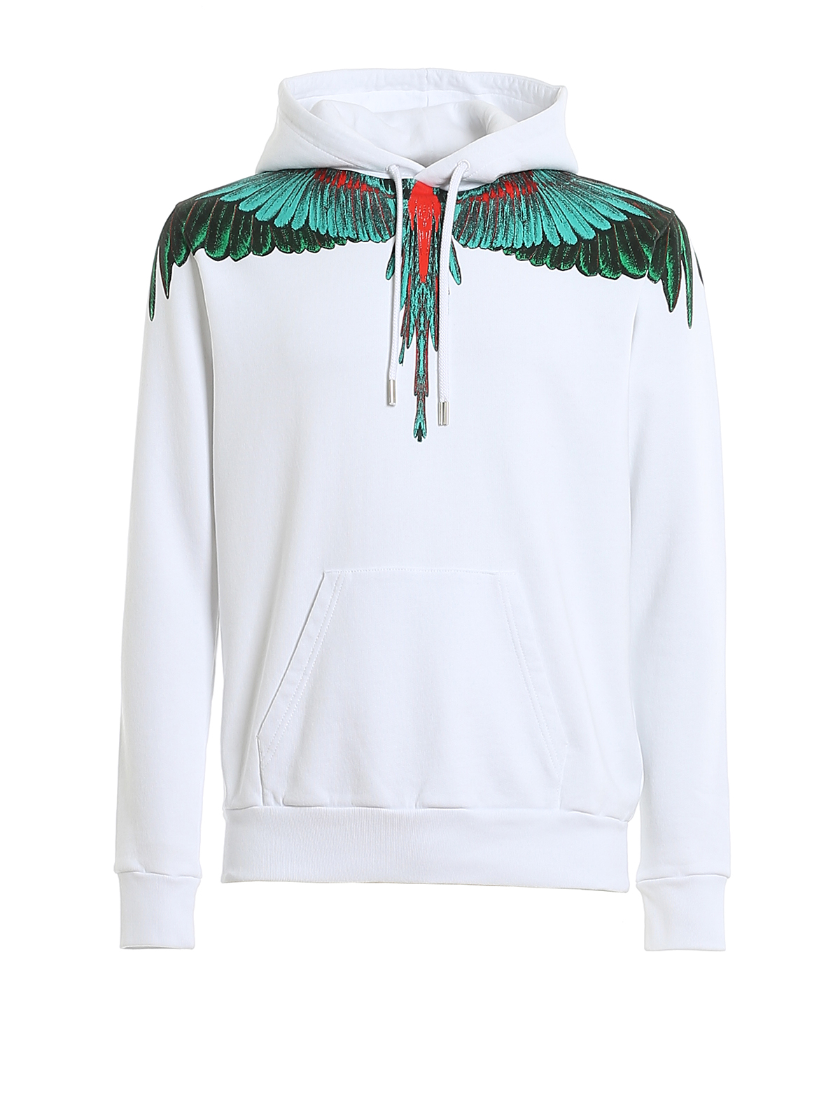 Marcelo Burlon County Of Milan Wood Wings white hoodie