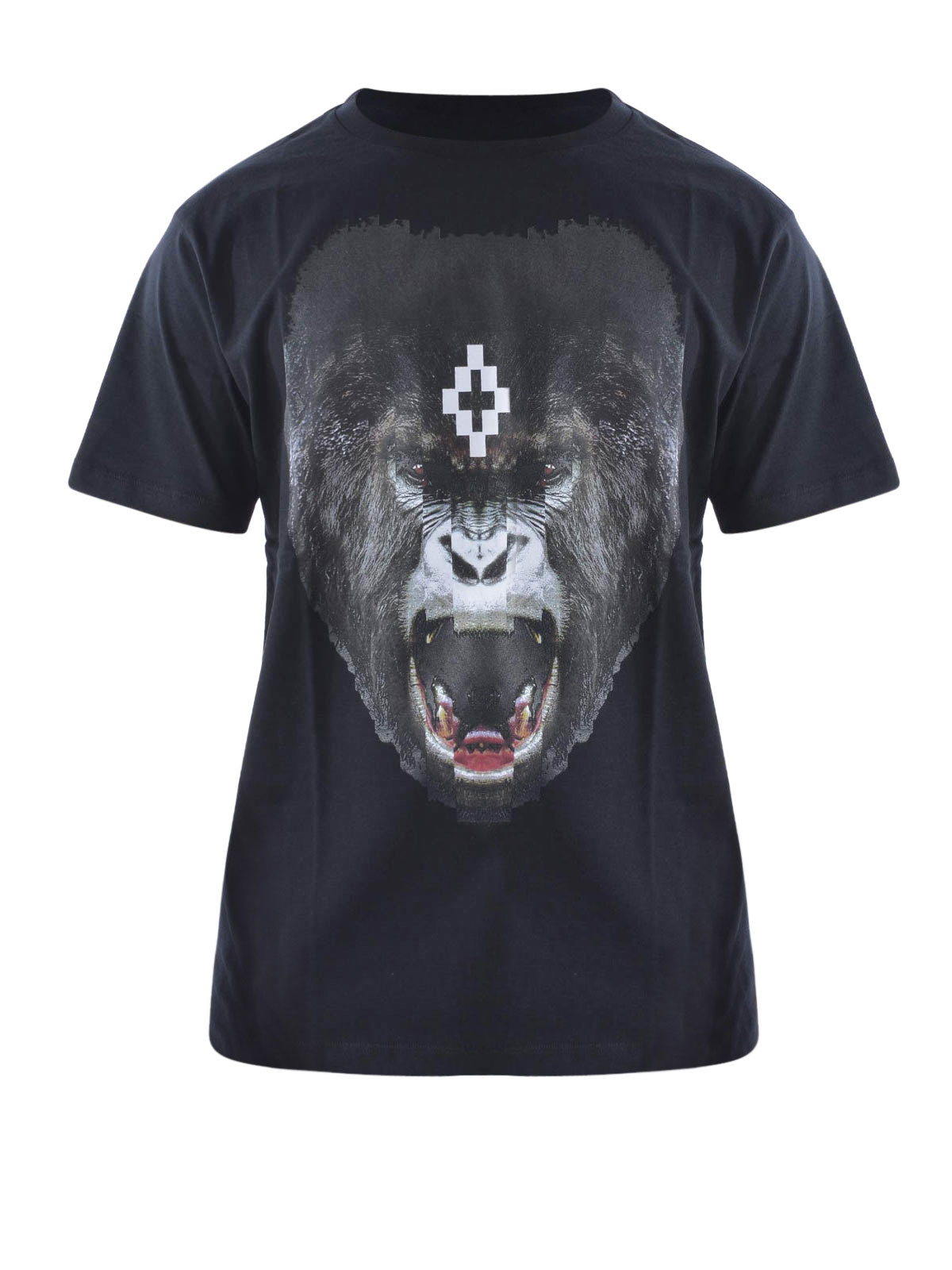 kontrollere boksning plast T-shirts Marcelo Burlon - Gorilla print t-shirt - CMAA001F15001006BLACK