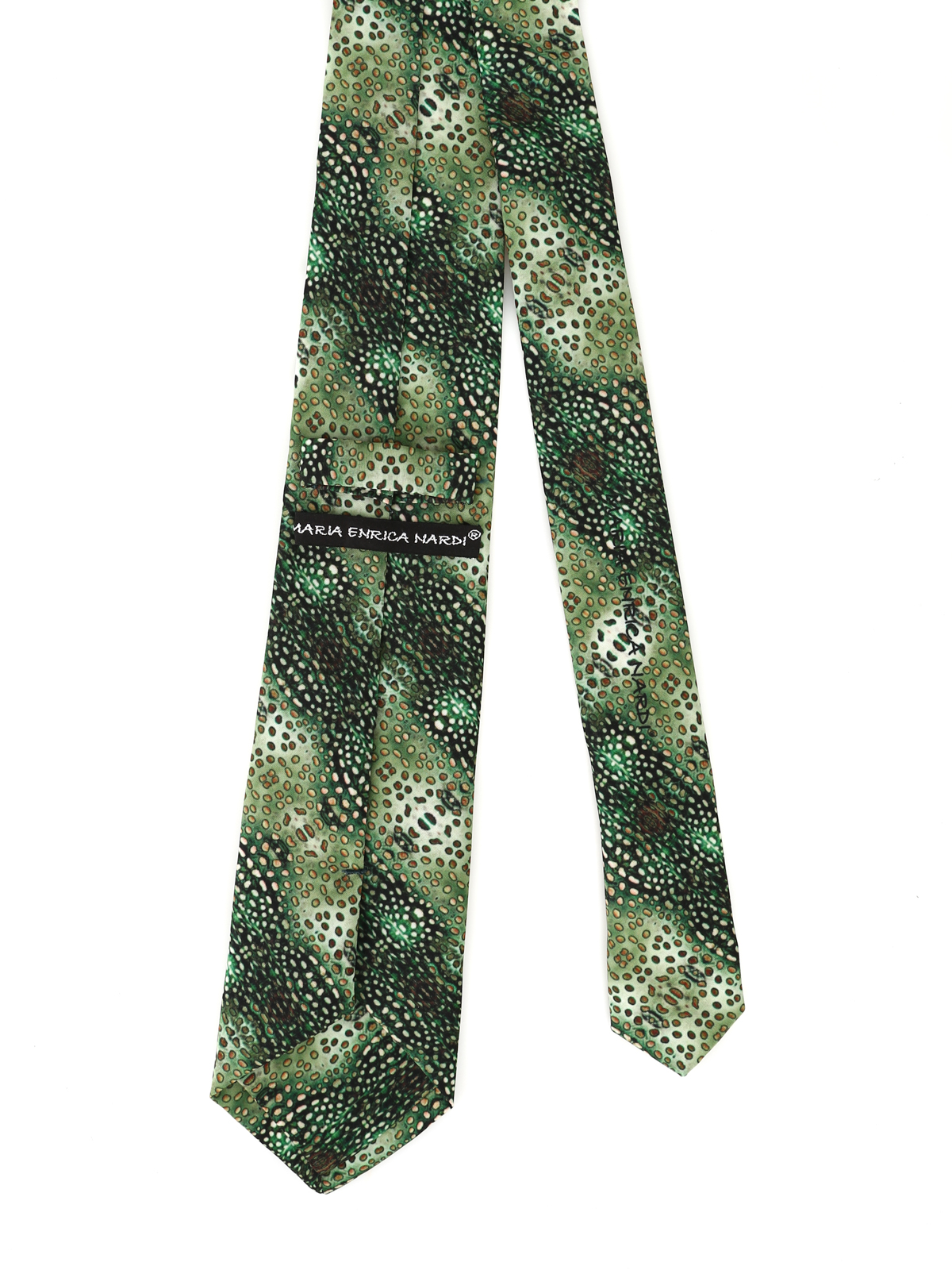 Shop Maria Enrica Nardi Acireale Cotton Blend Tie In Multicolour