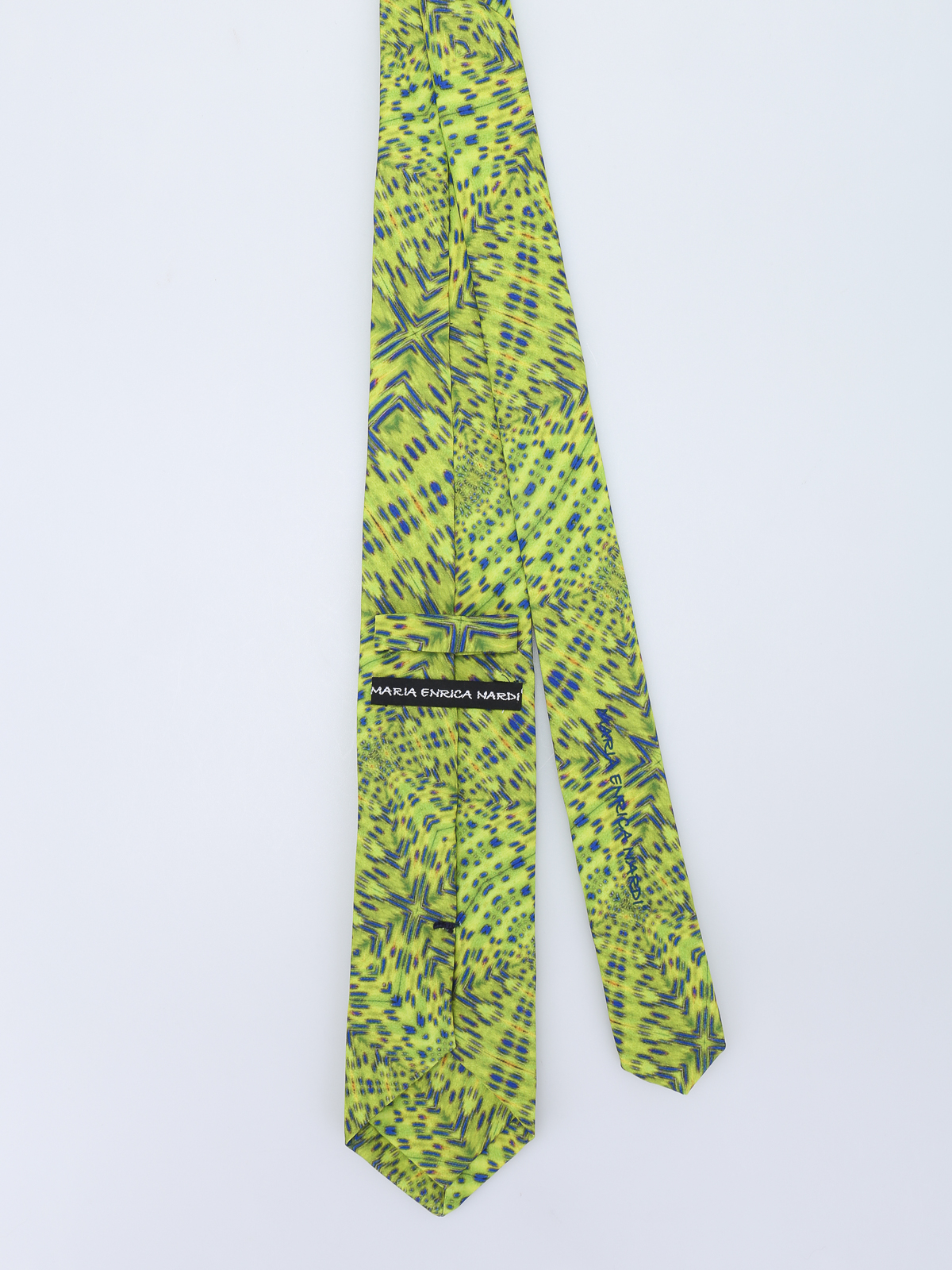 Shop Maria Enrica Nardi Caprera Cotton Blend Tie In Multicolour