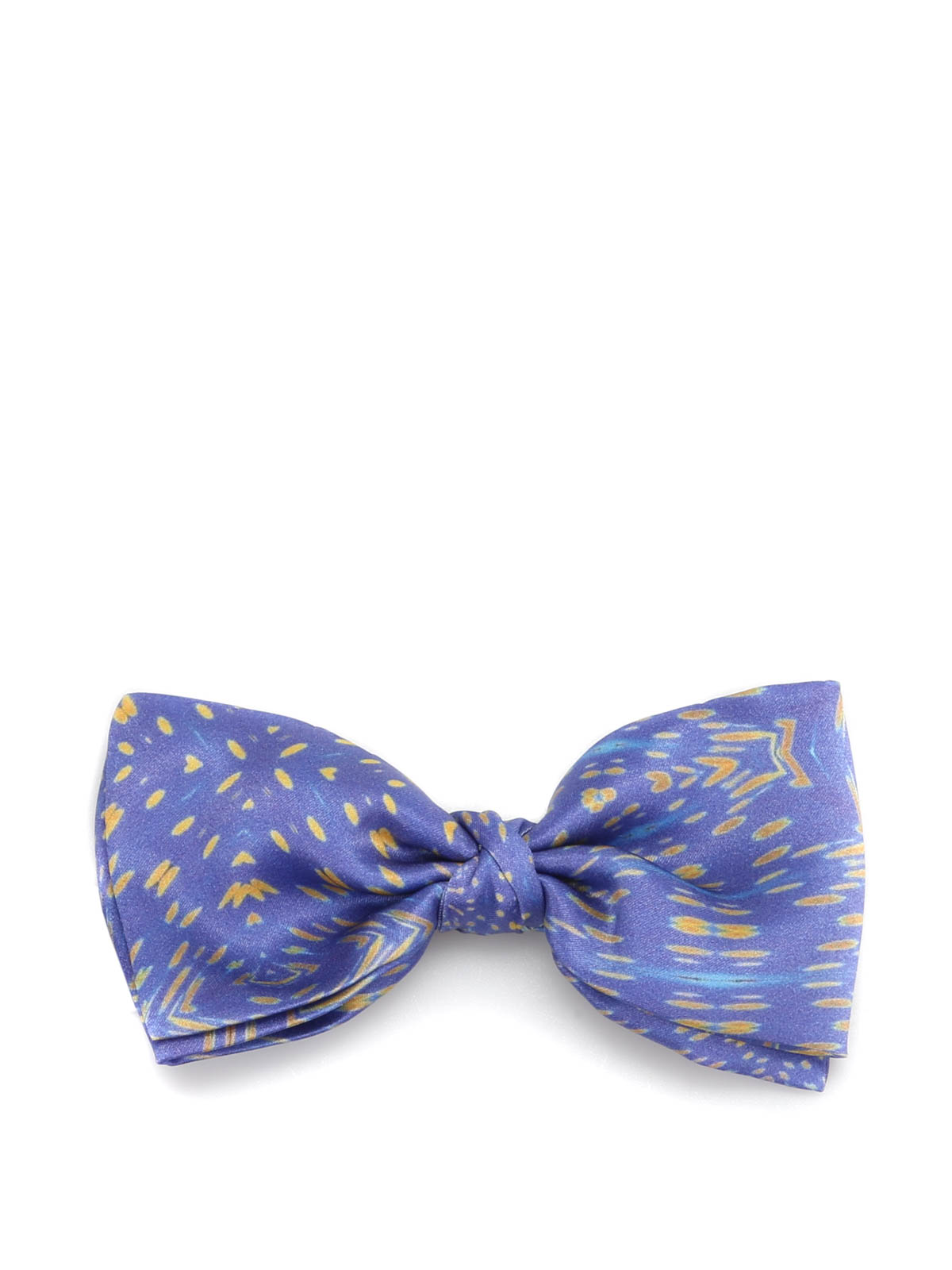 Shop Maria Enrica Nardi Anacapri Silk Bow Tie In Light Blue