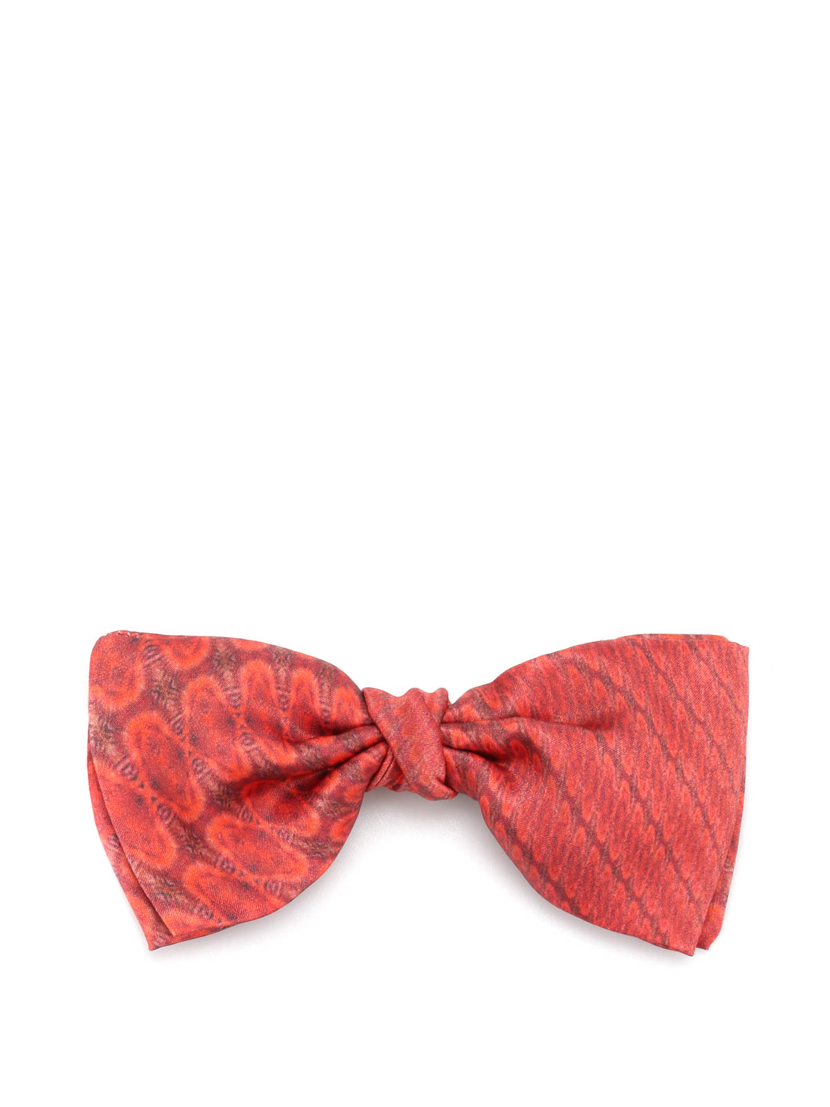 Maria Enrica Nardi Tindari Silk Bow Tie In Red
