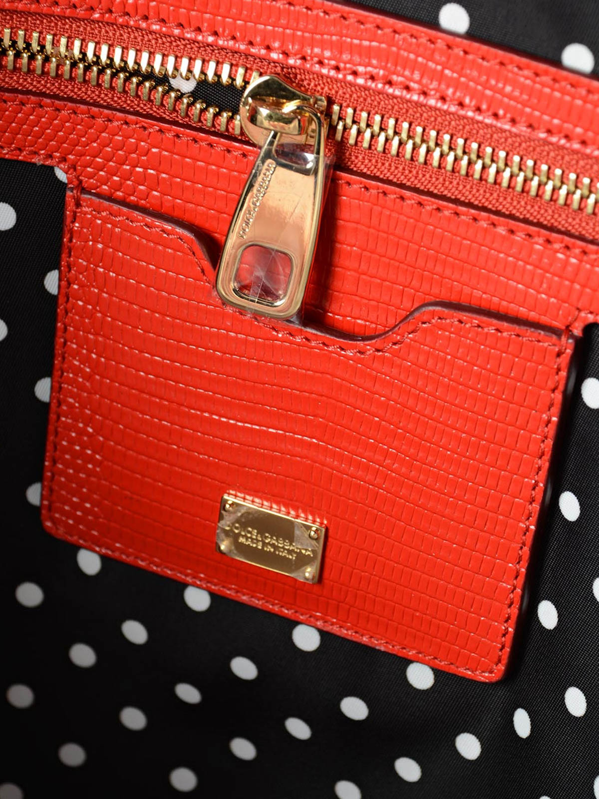 Tory Burch Ella Floral Polka-dot Printed Shopper Tote Bag In Red Retro