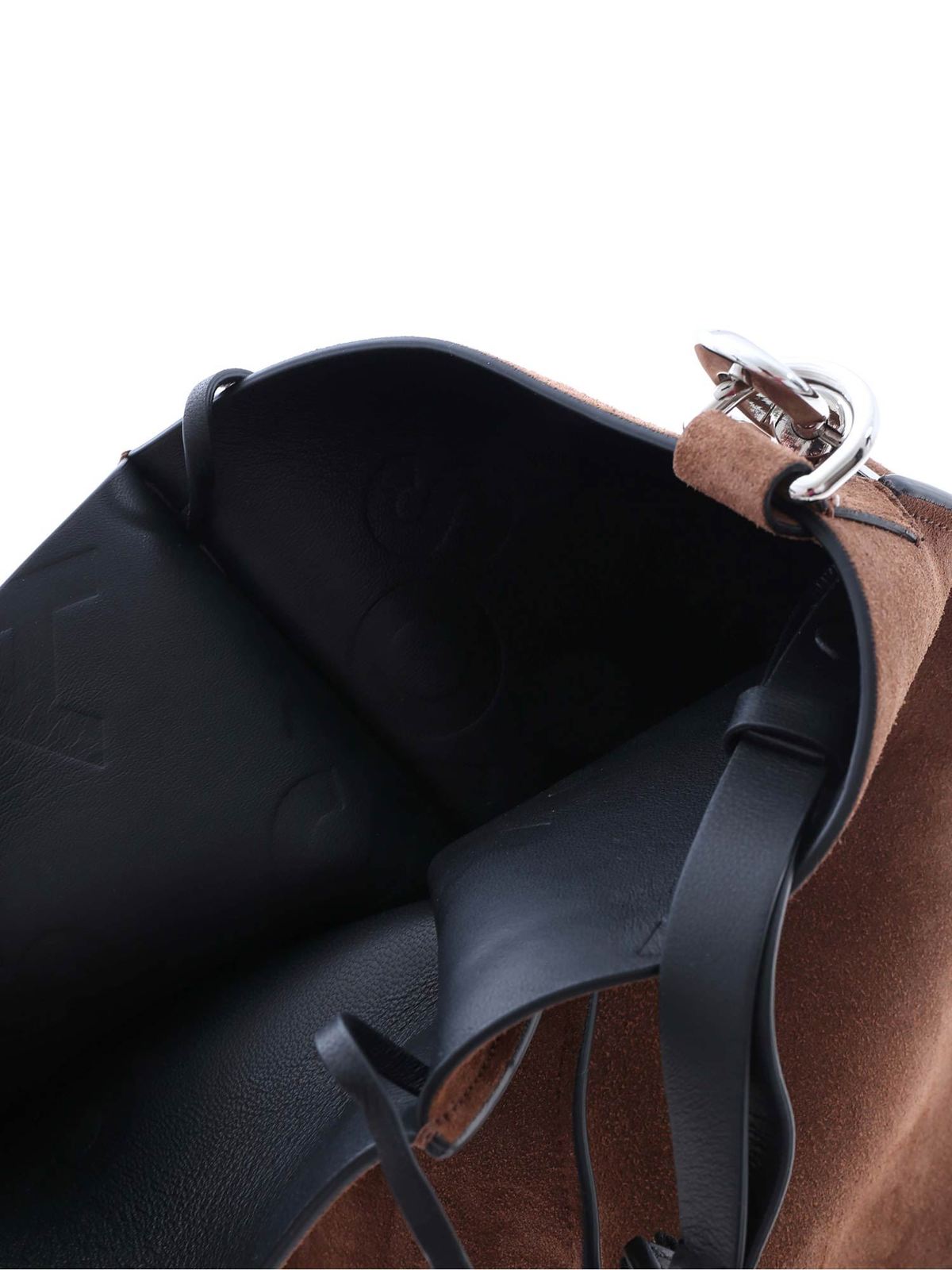 Acne Studios Leather Bucket Bag - Brown Bucket Bags, Handbags - ACN122292