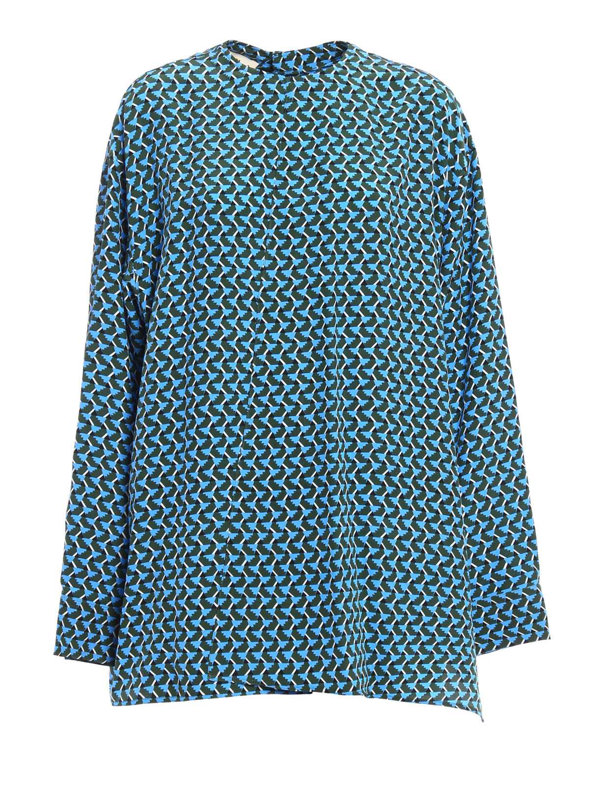 Marni Silk Geometric store Blouse