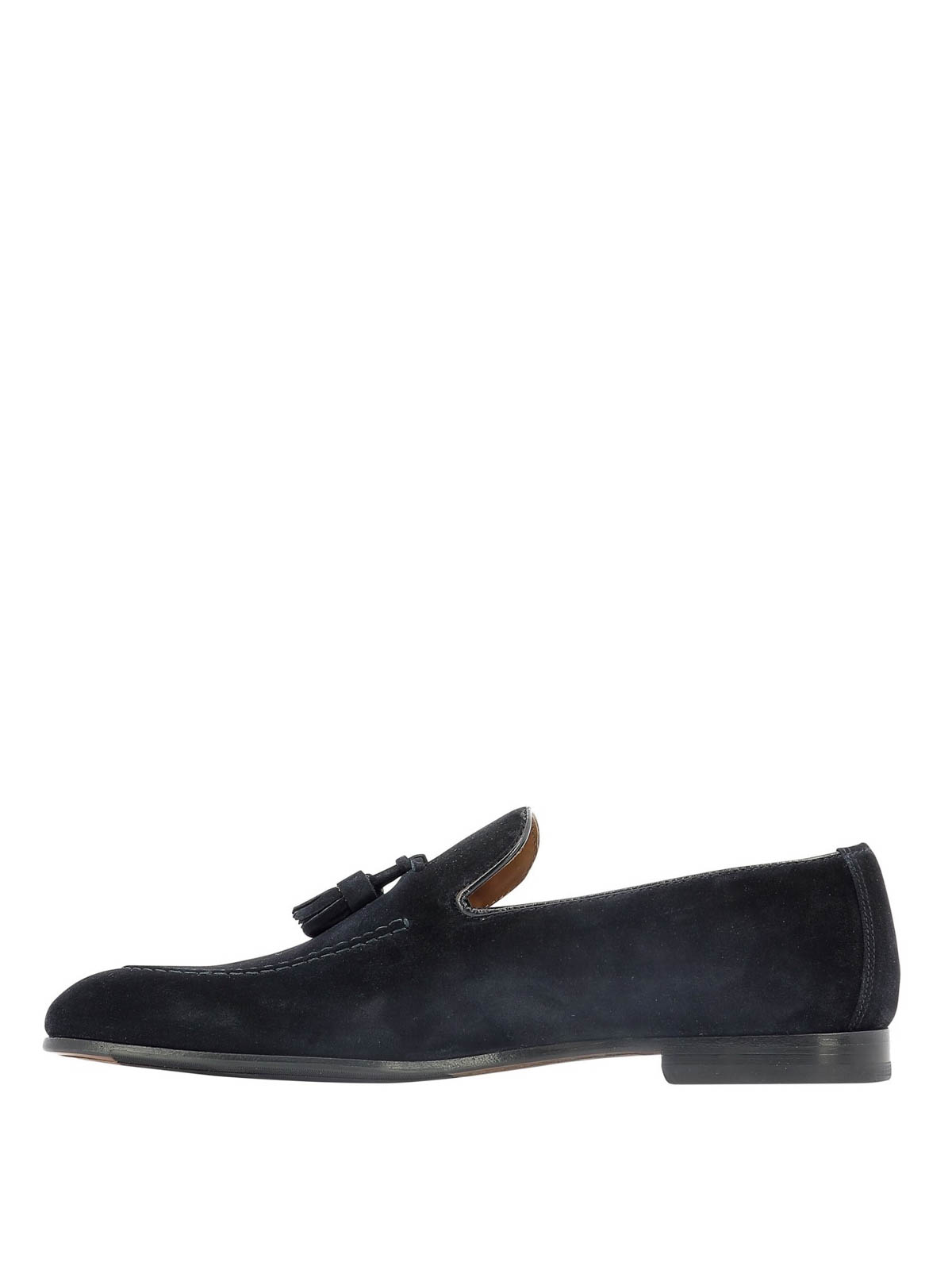 Shop Doucal's Matisse Loafers In Azul