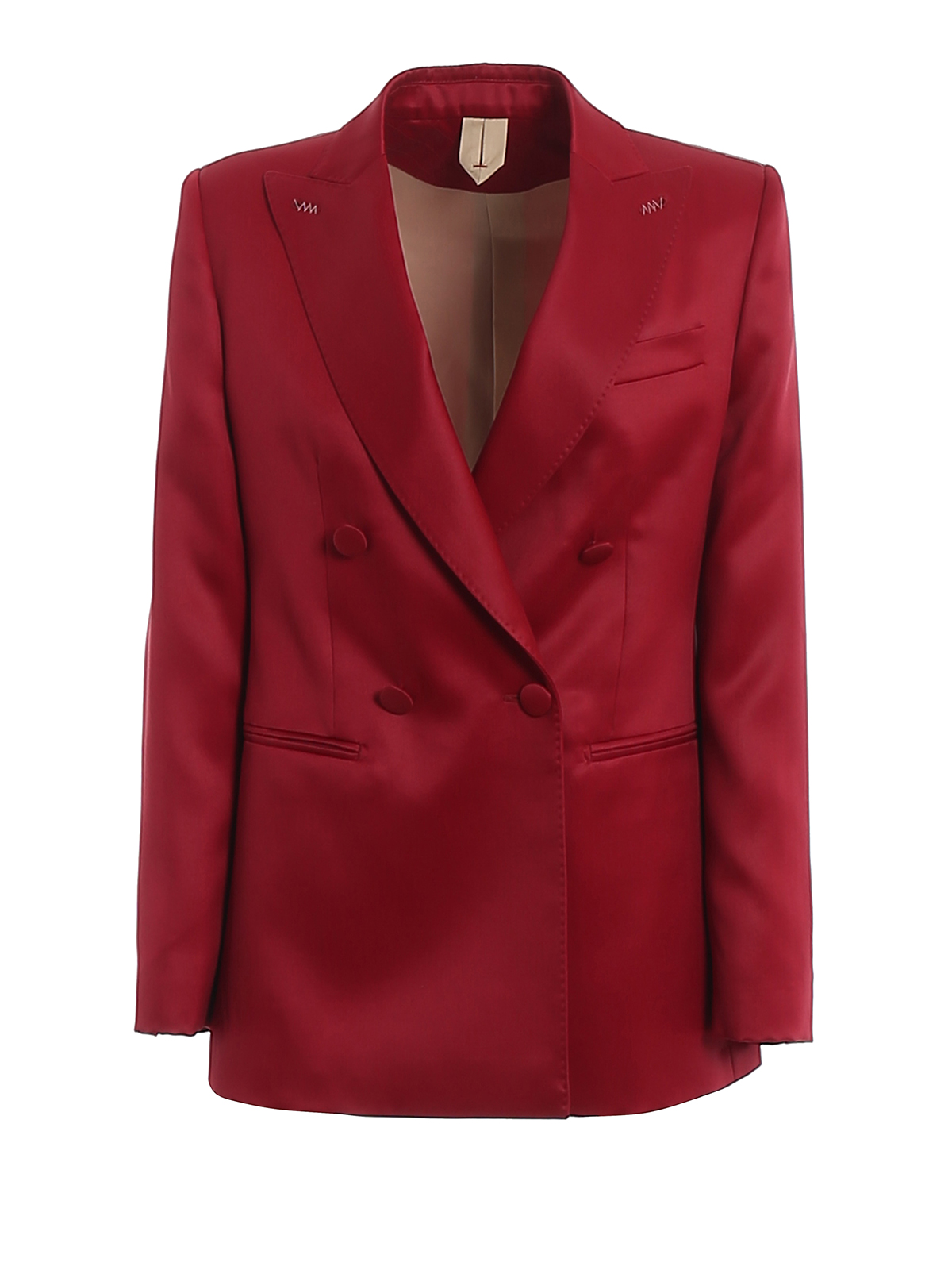 VALENTINO GARAVANI Jackets Women  Single-breasted red blazer Red