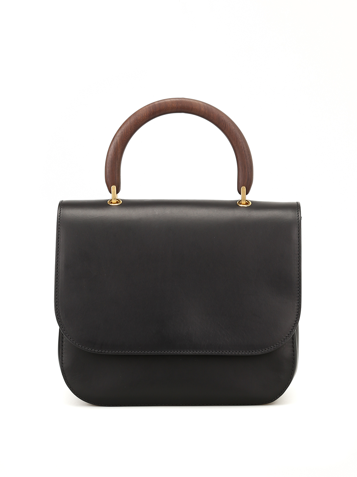 Max Mara Top05 black leather bag - Black - Women | 45111181031