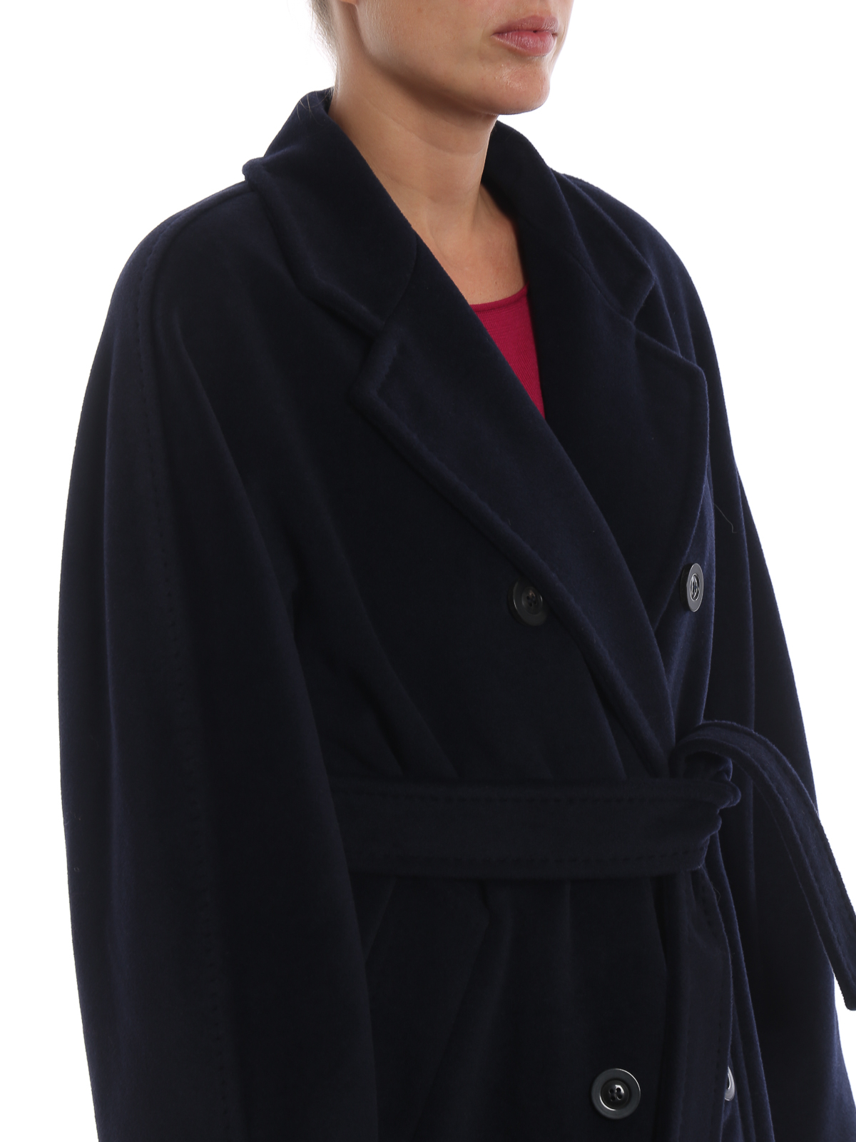 max mara dark blue coat