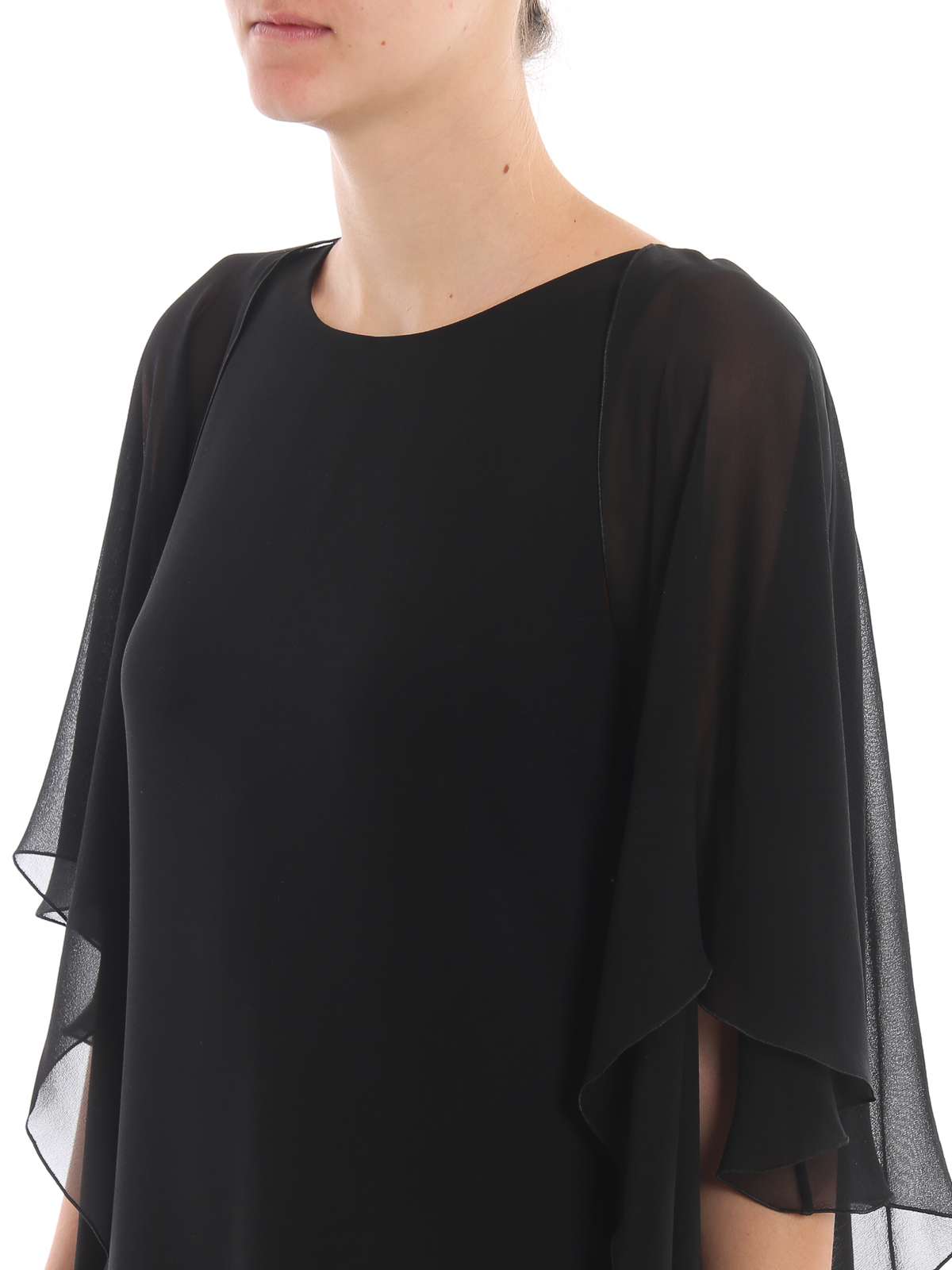 max mara silk chiffon dress Chiffon clothing