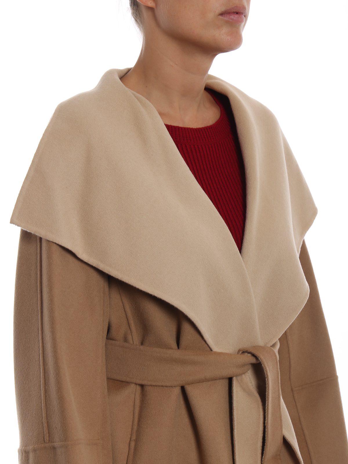 Max mara wool sale cashmere and silk coat