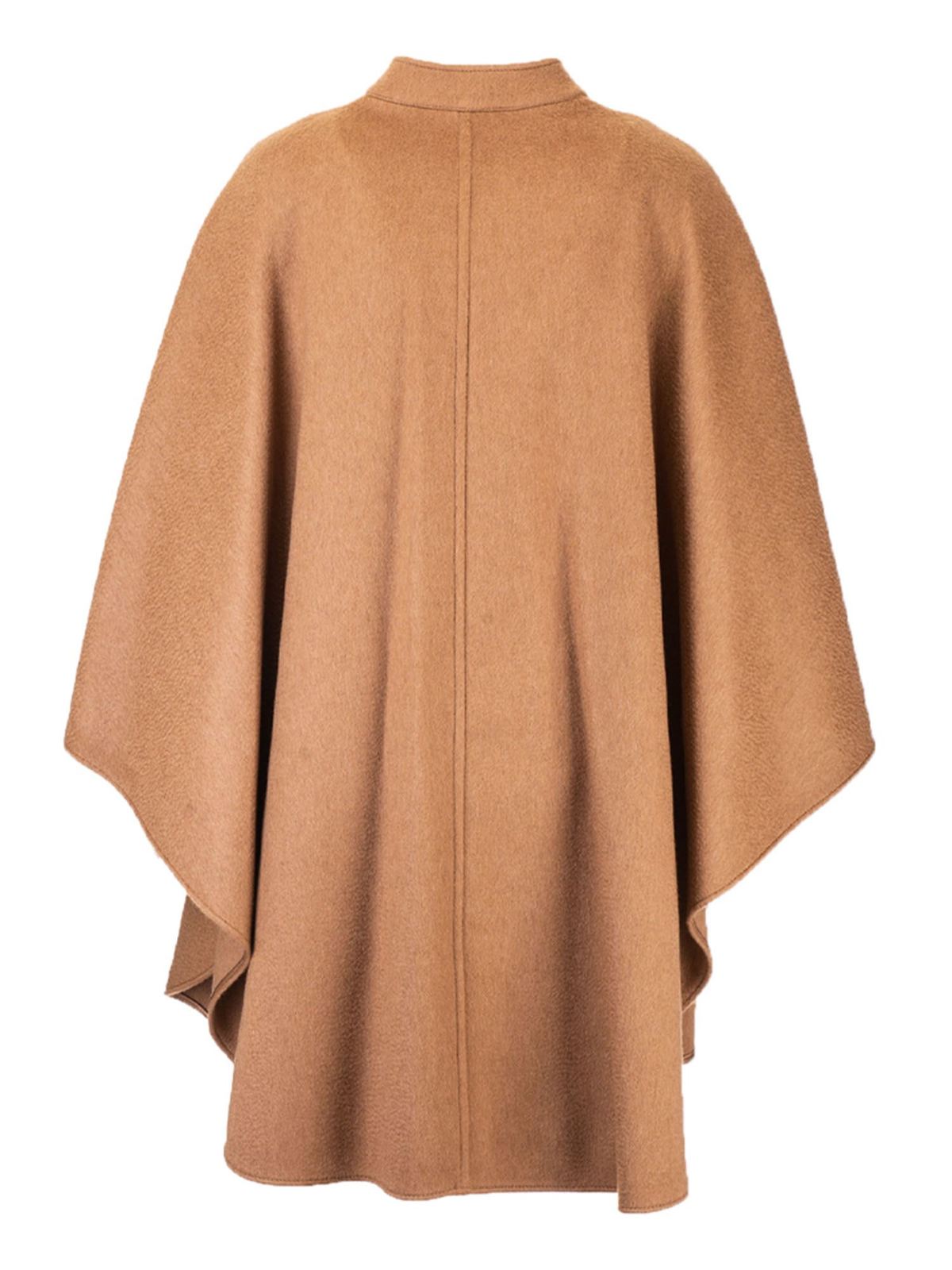 Max Mara Dany cape in Camel color - Camel - Women|47360907000002