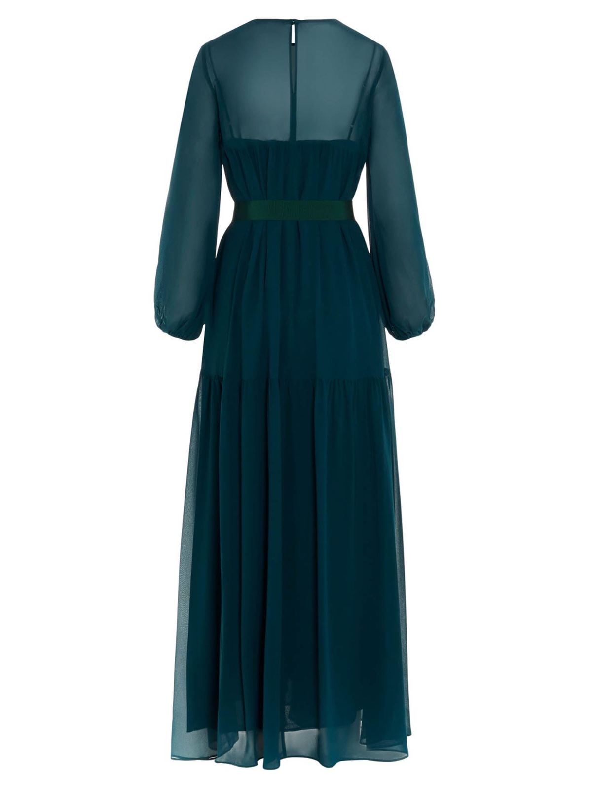 i want a green dress in french French Connection Women's Cooper Linen Sophie Fleur Square Neck Maxi Dress main image 1
