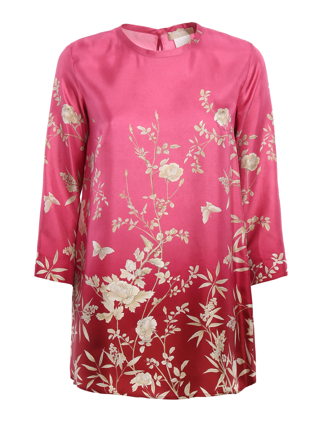 Tunics Max Mara - Fago floral silk tunic - 91910371000001